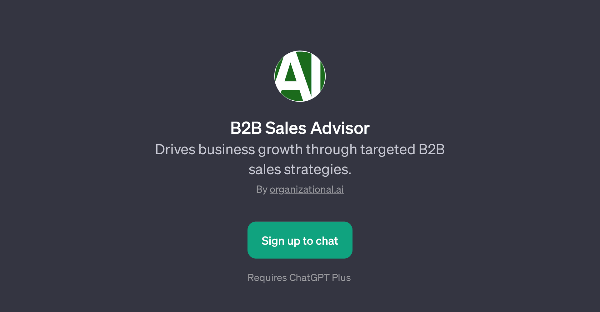 B2B Sales Advisor