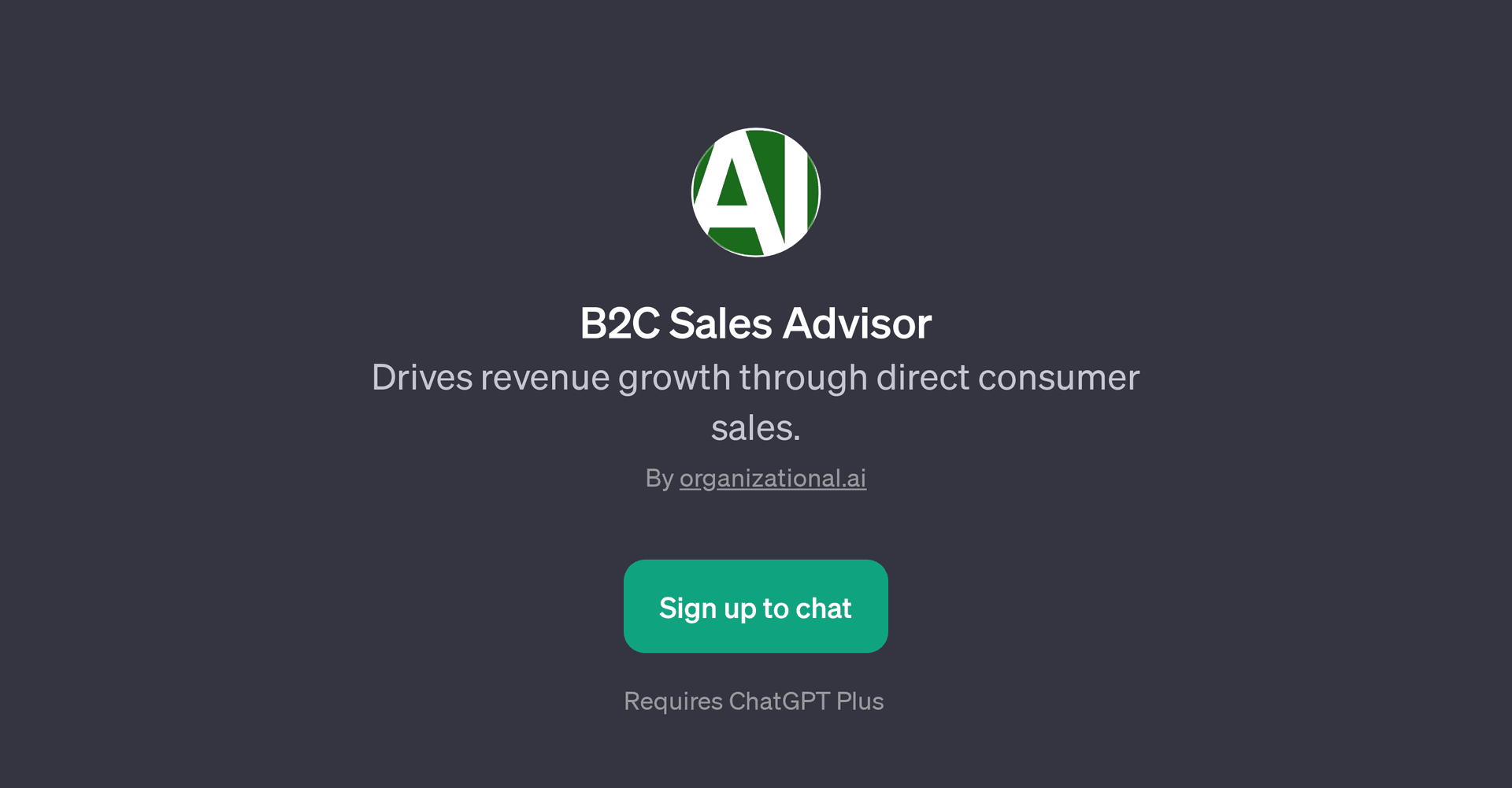 B2C Sales Advisor