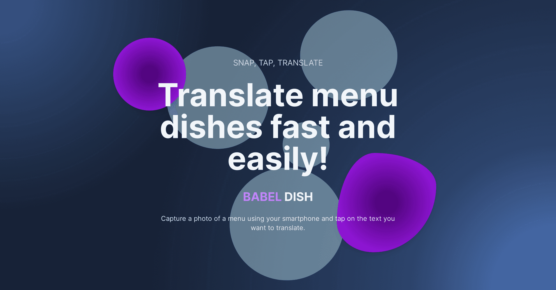 Babel Dish