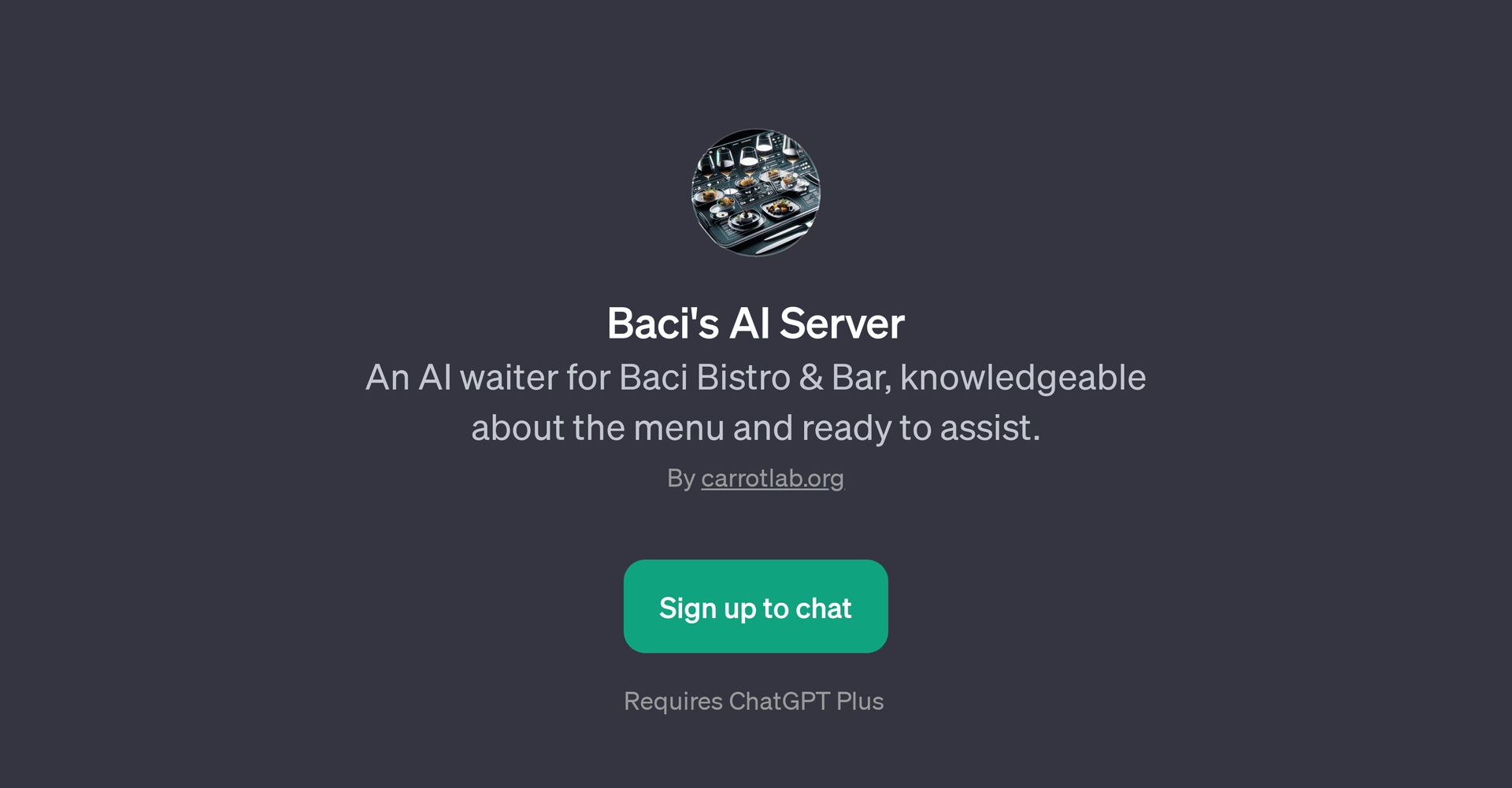 Baci's AI Server