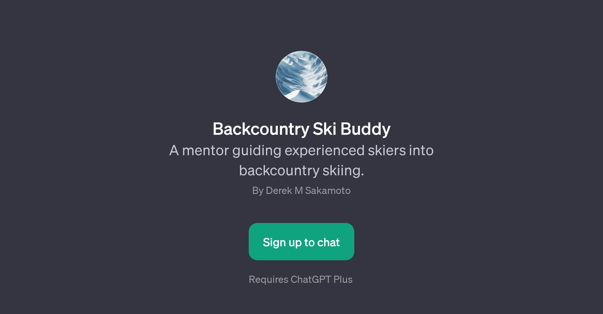 Backcountry Ski Buddy