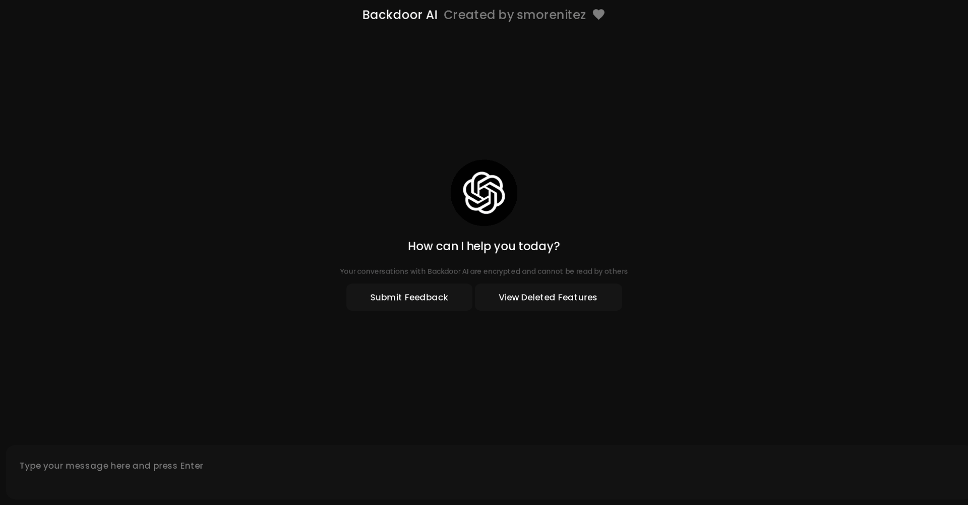 Backdoor AI