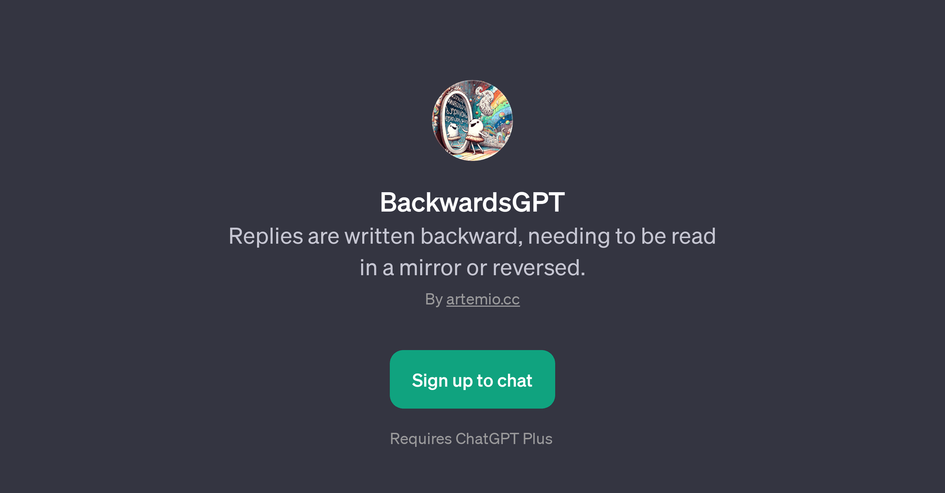 BackwardsGPT