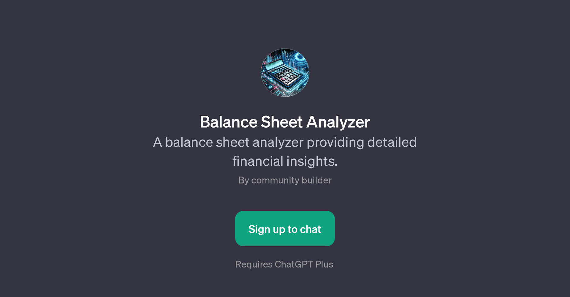 Balance Sheet Analyzer