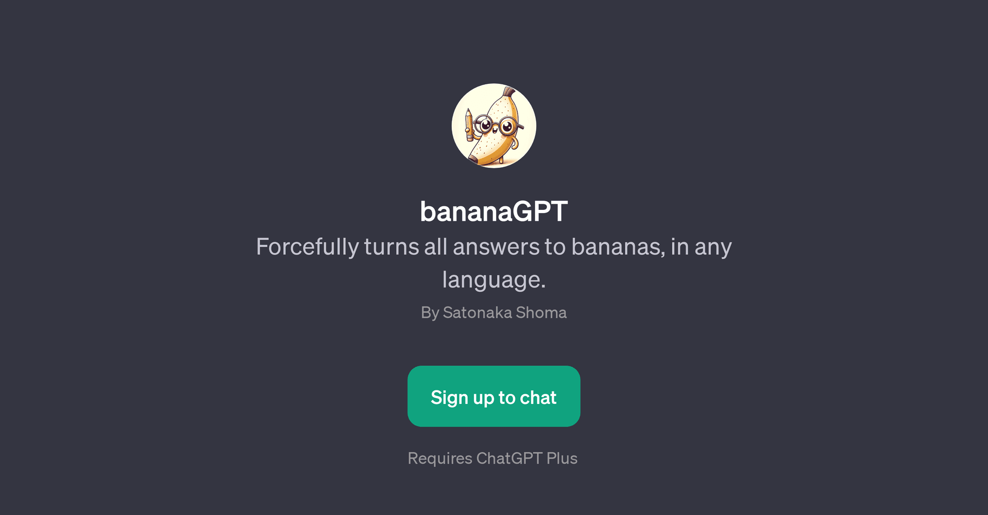 bananaGPT