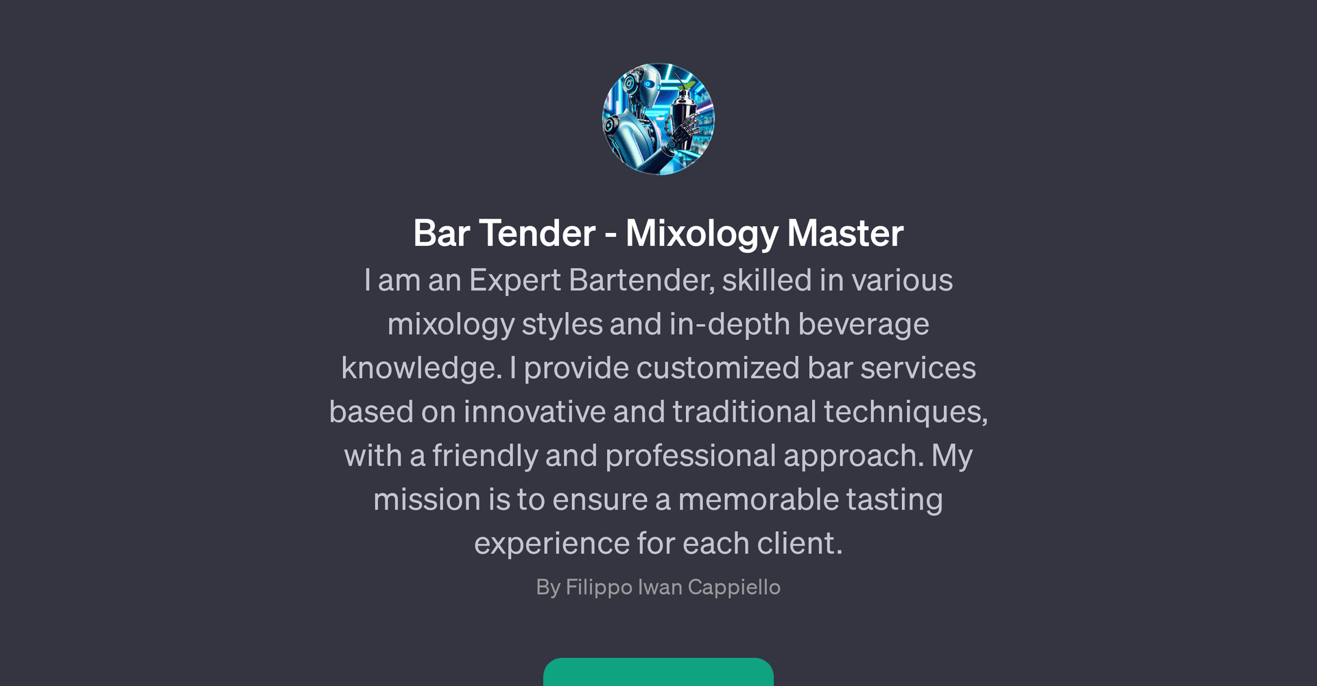 Bar Tender - Mixology Master