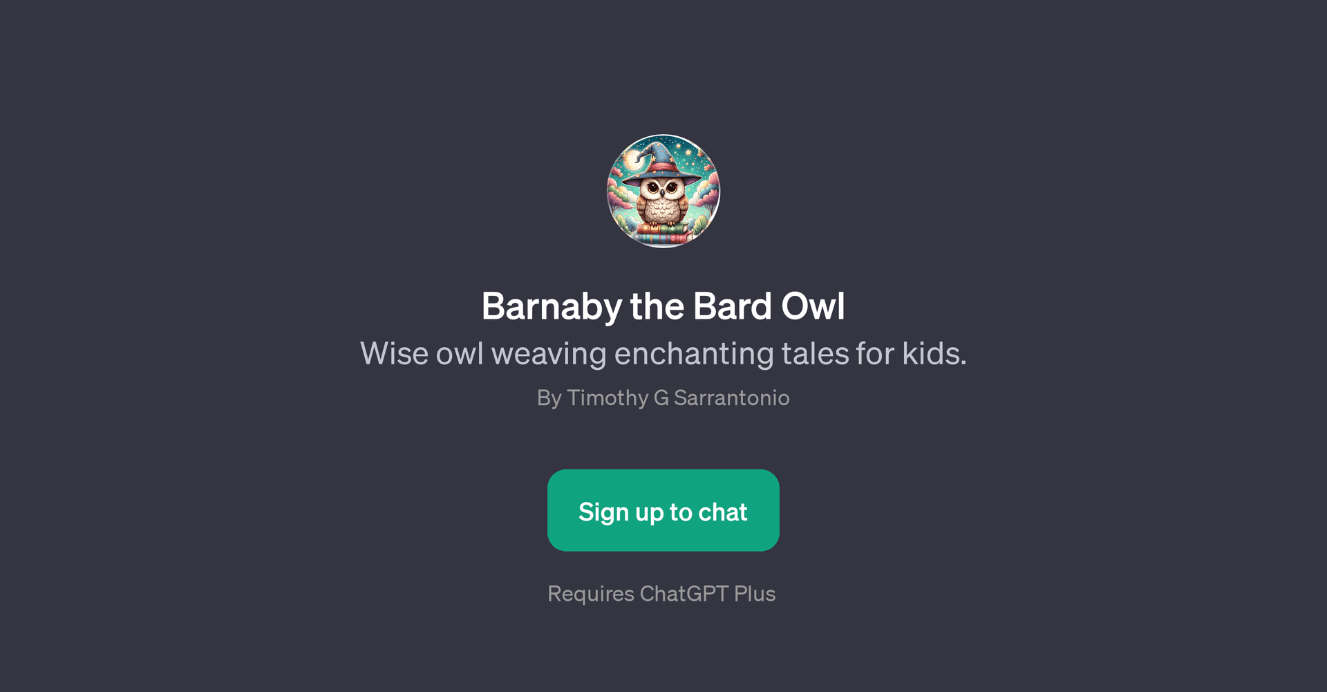 Barnaby the Bard Owl