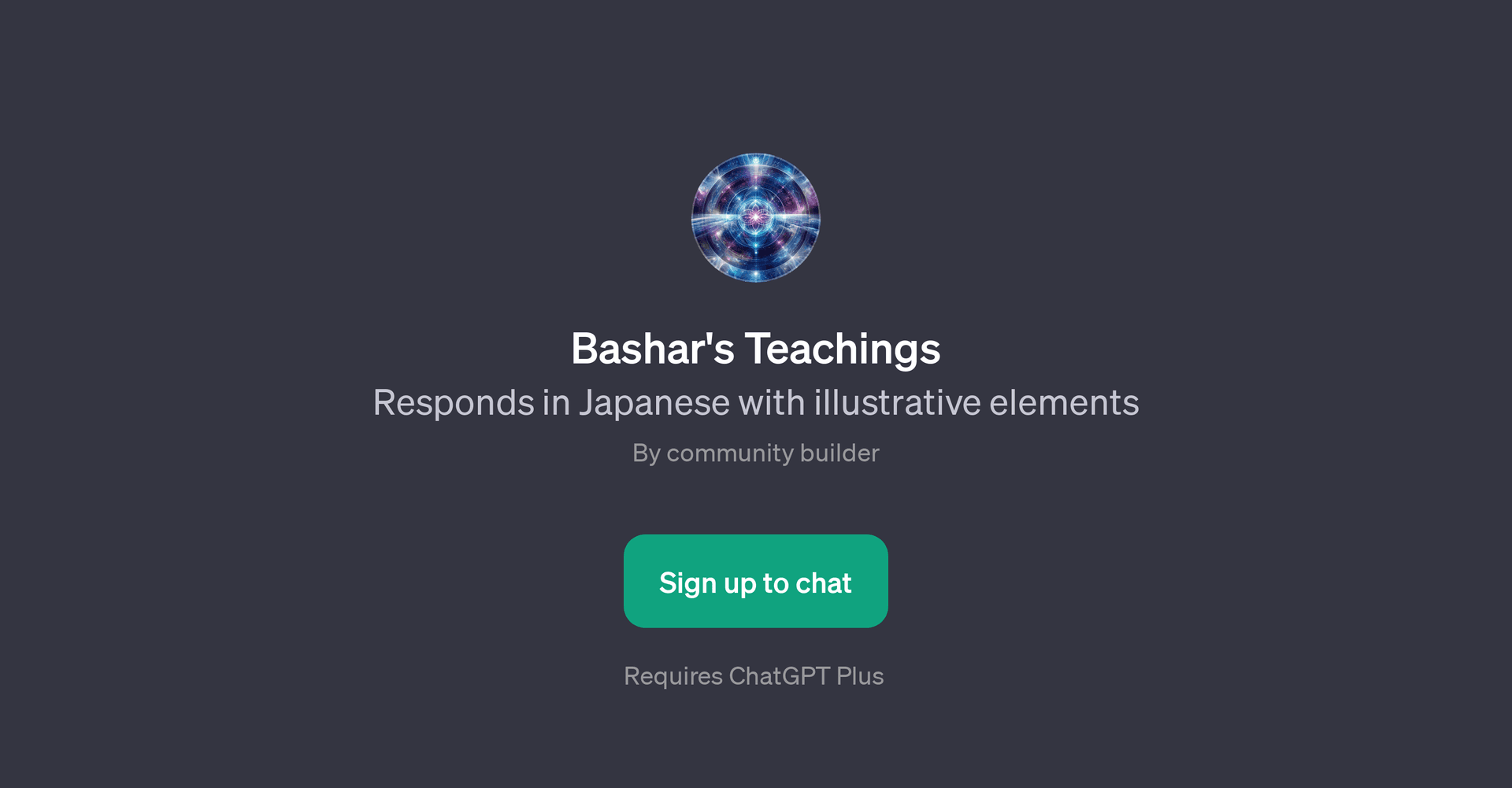 Bashar's Teachings