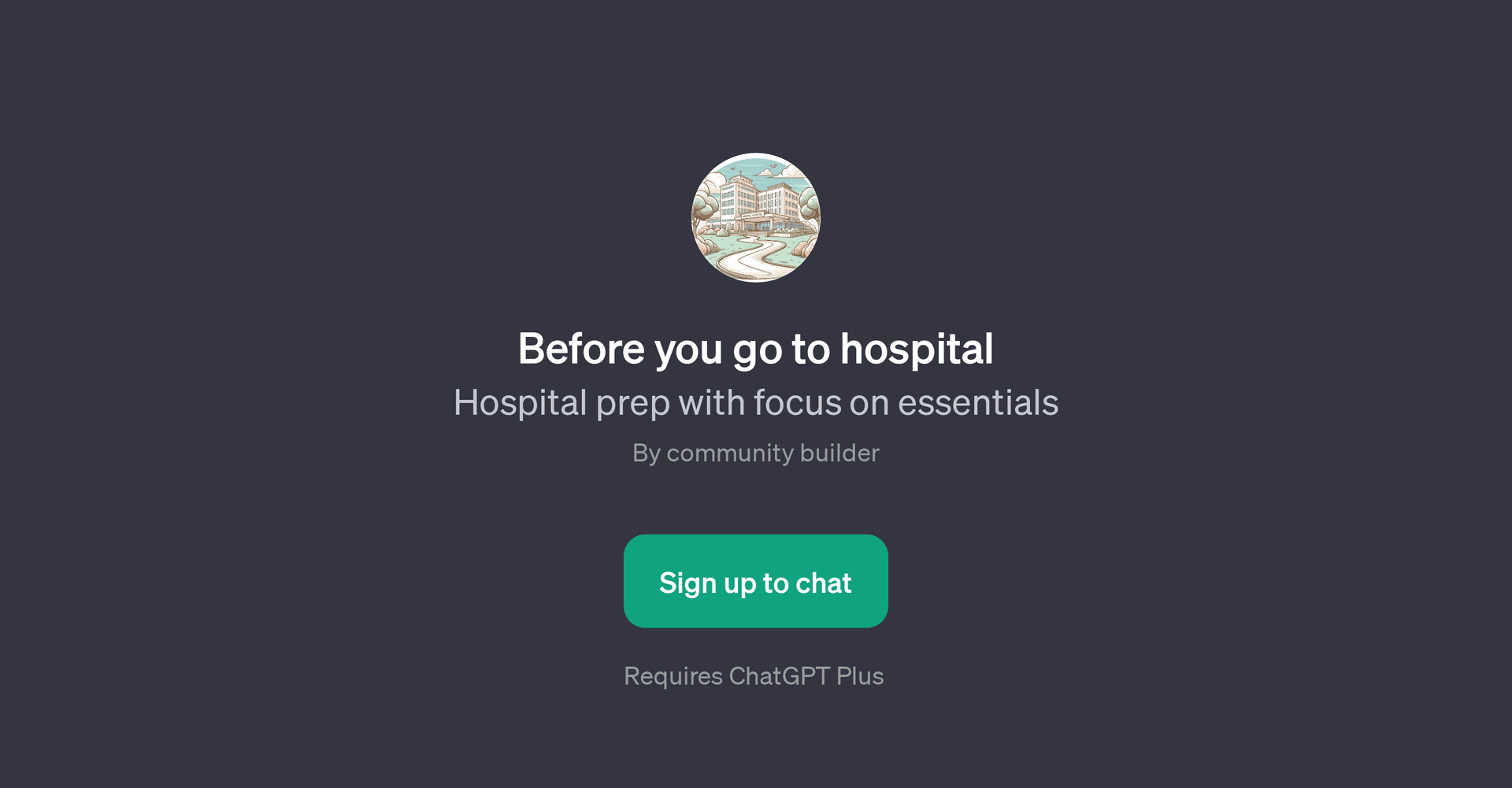 Before you go to hospital