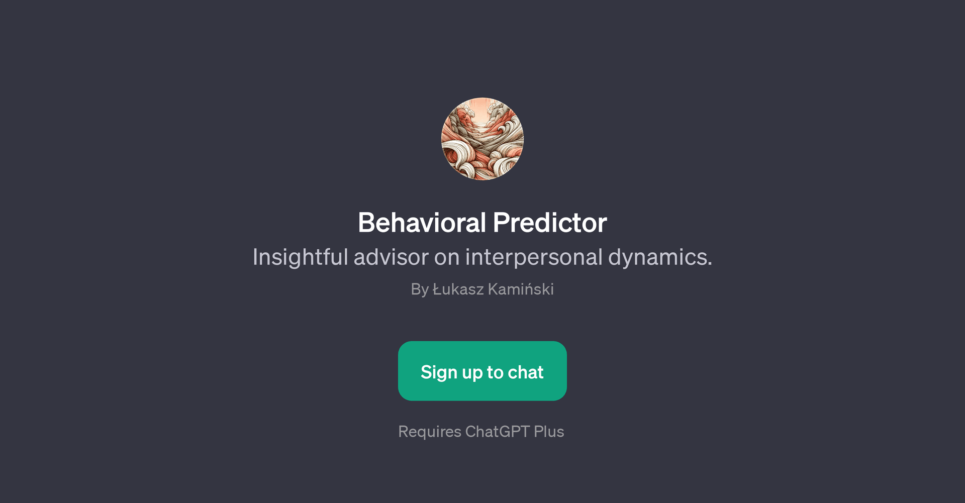 Behavioral Predictor