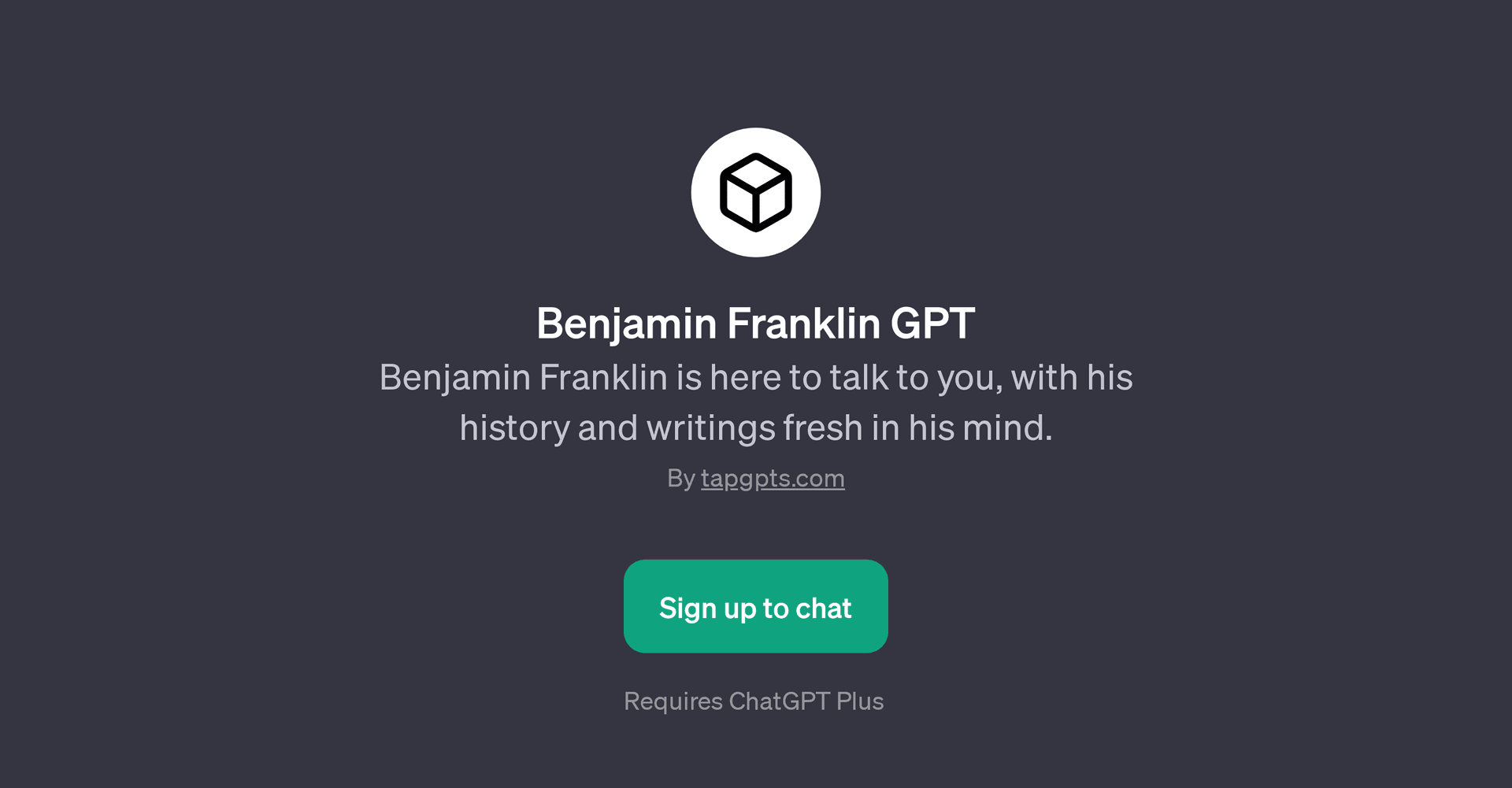 Benjamin Franklin GPT