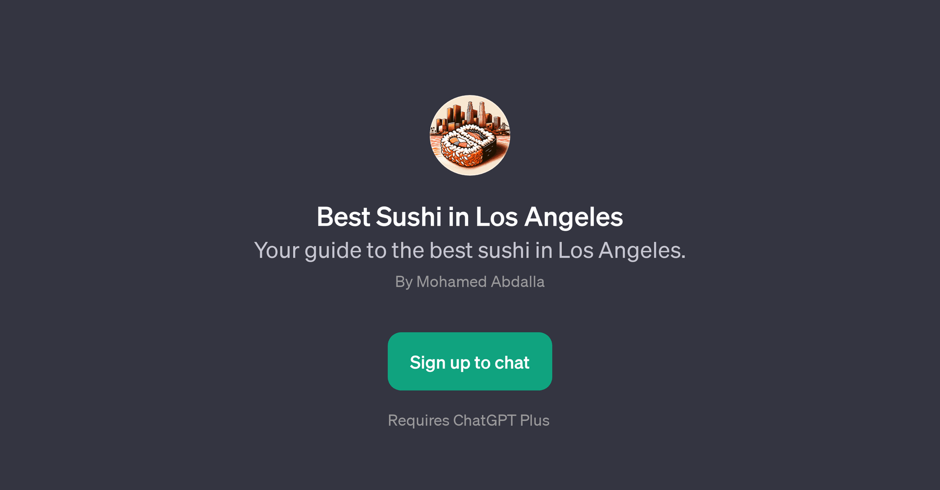 Best Sushi in Los Angeles GPT