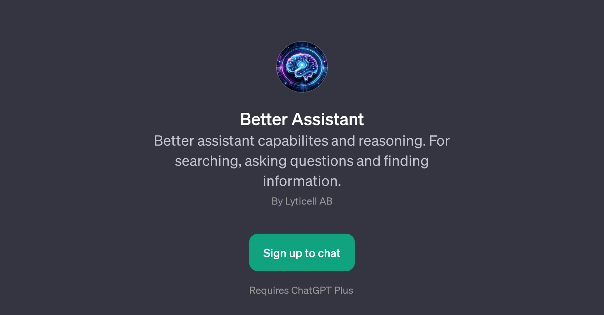 Better Assistant