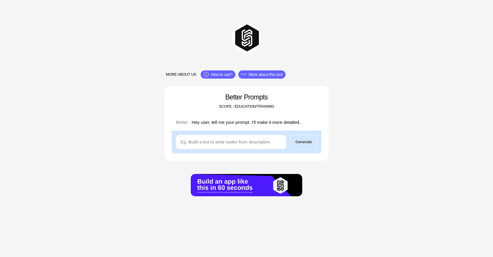 Better Prompts