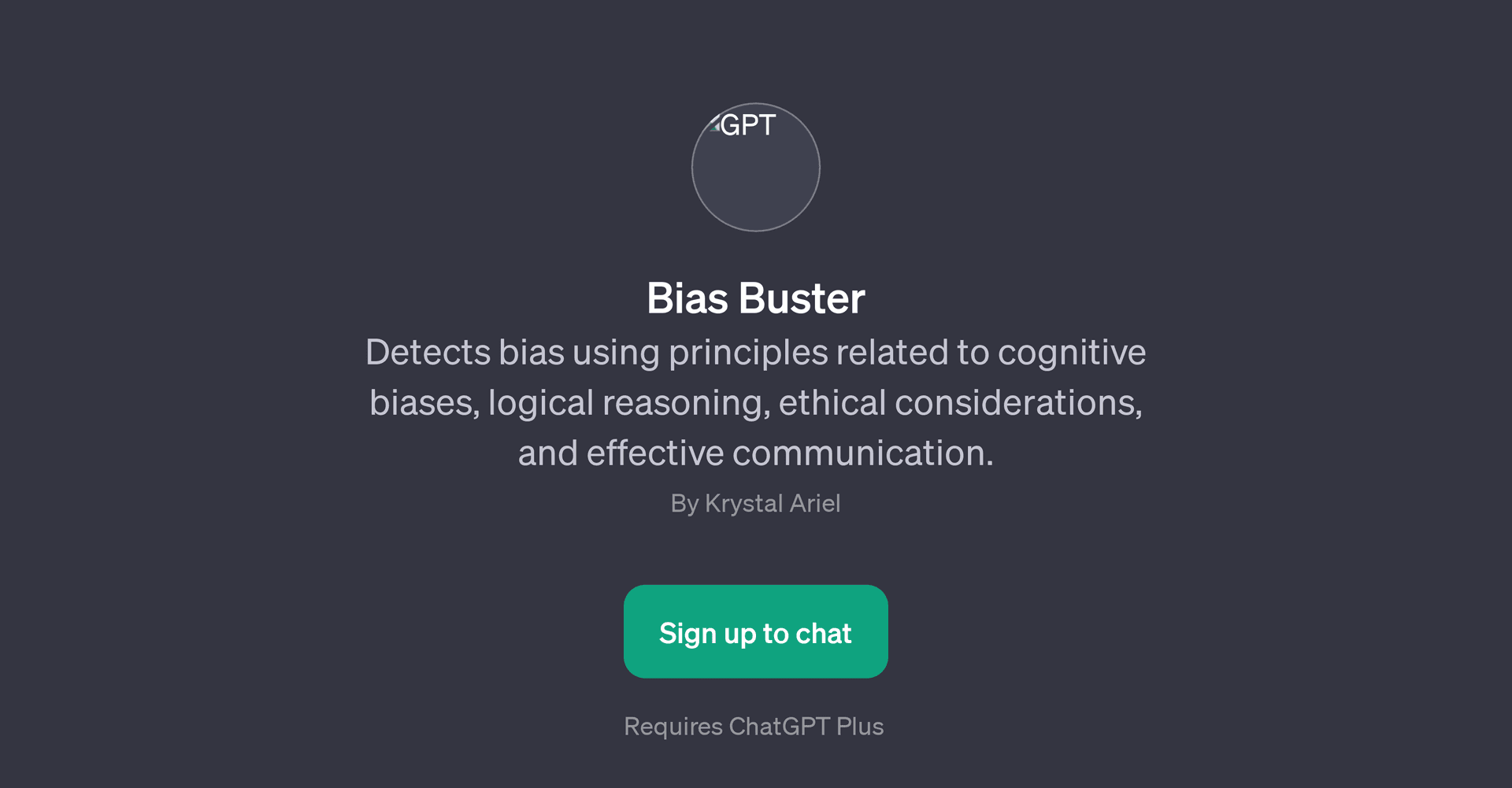 Bias Buster