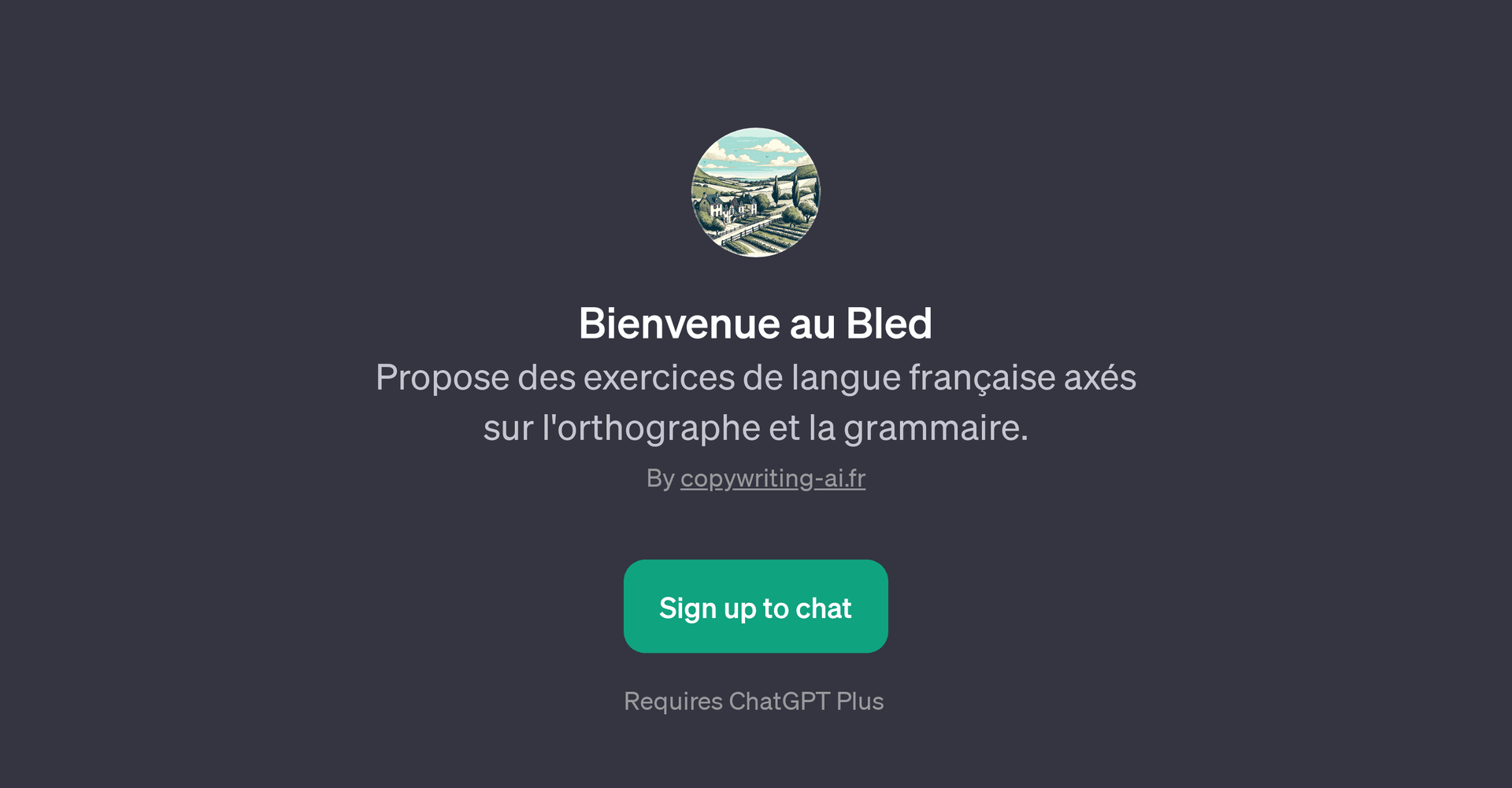 Bienvenue au Bled