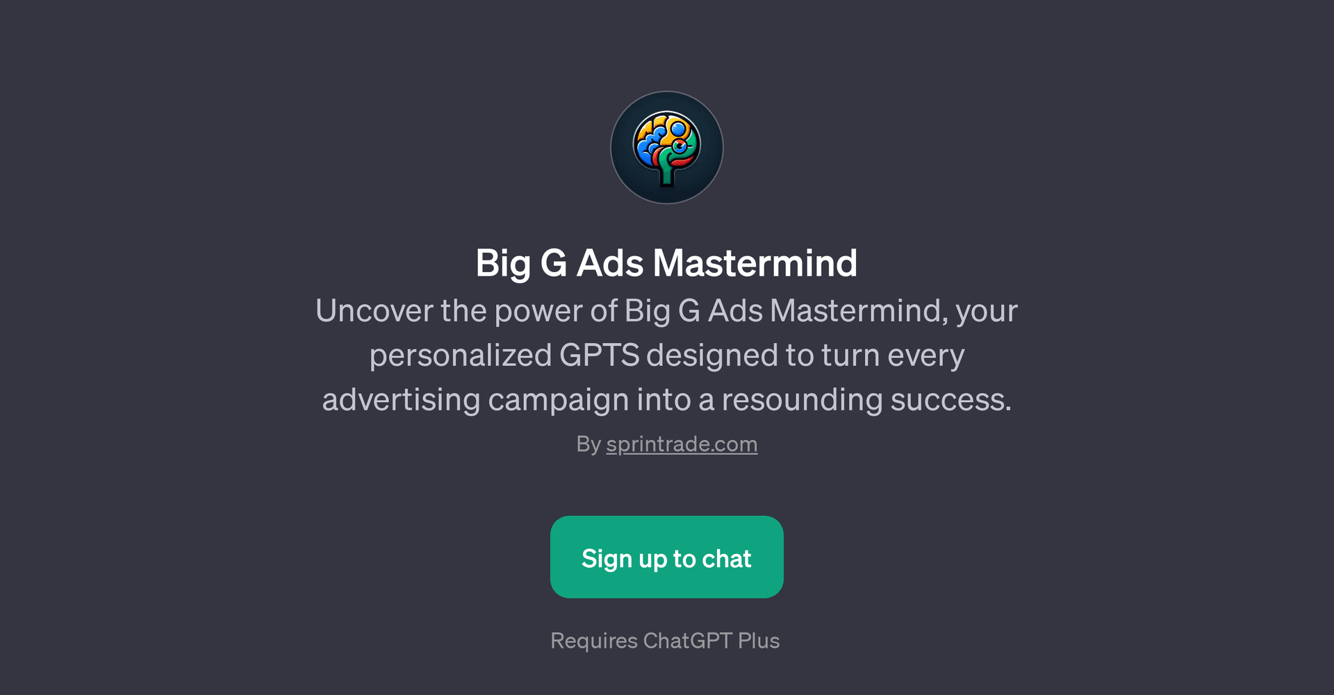 Big G Ads Mastermind