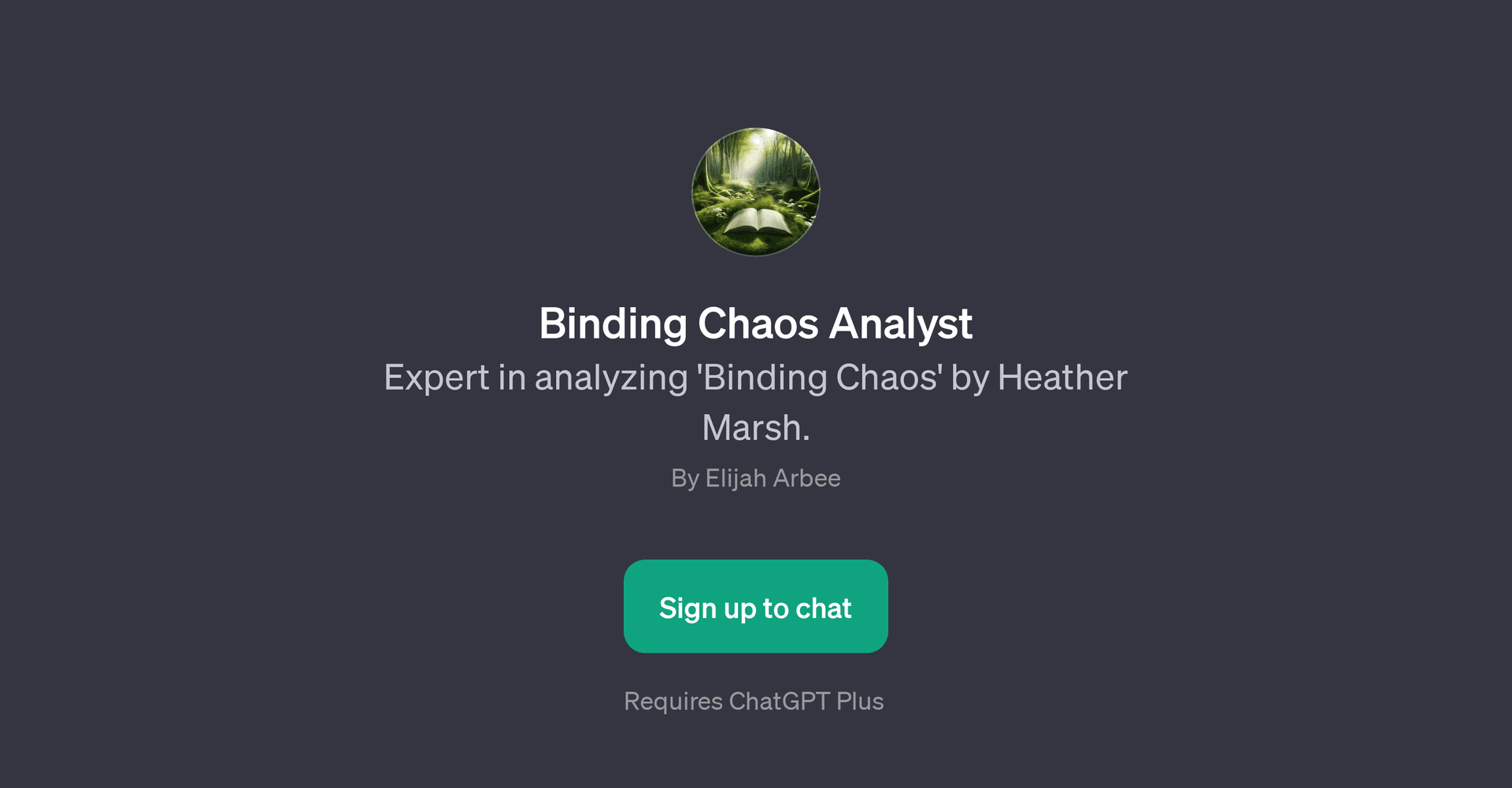Binding Chaos Analyst