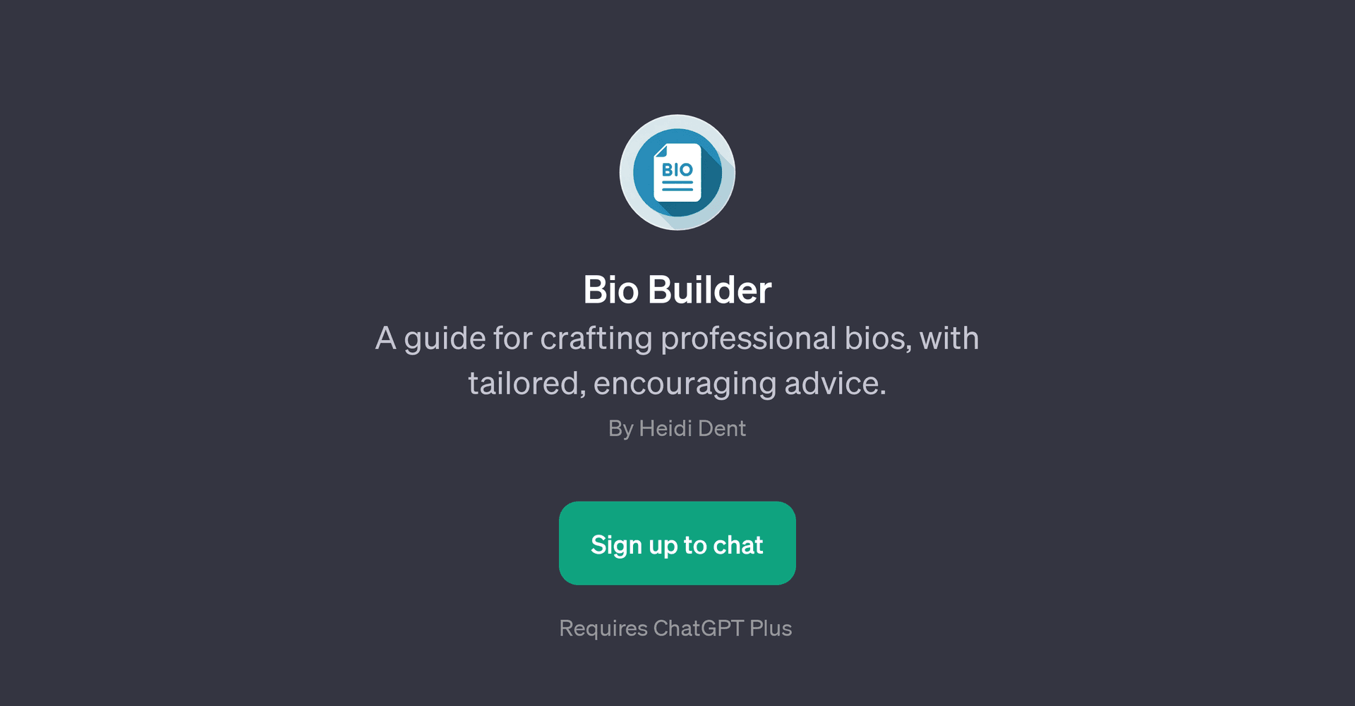 Bio Builder