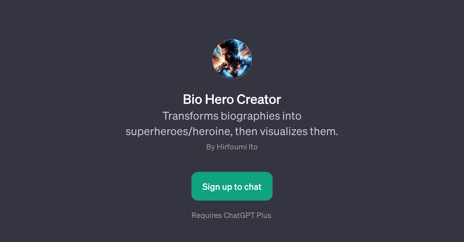Bio Hero Creator