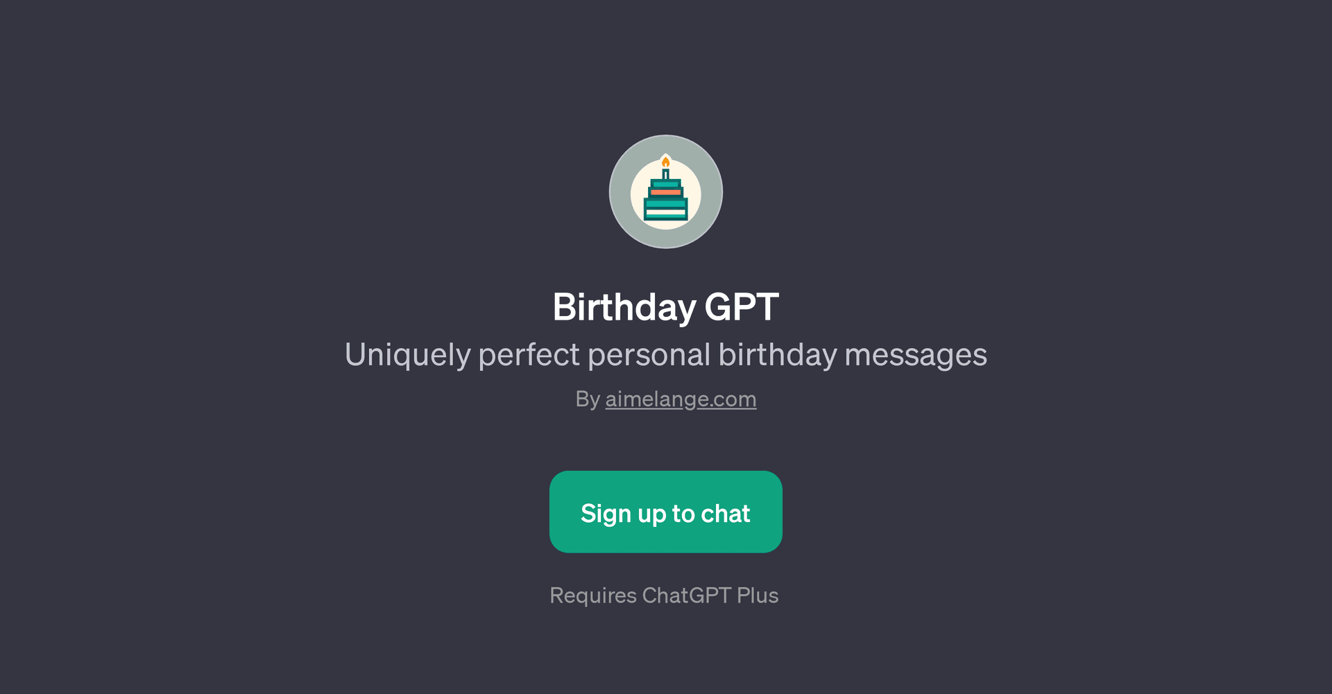 Birthday GPT