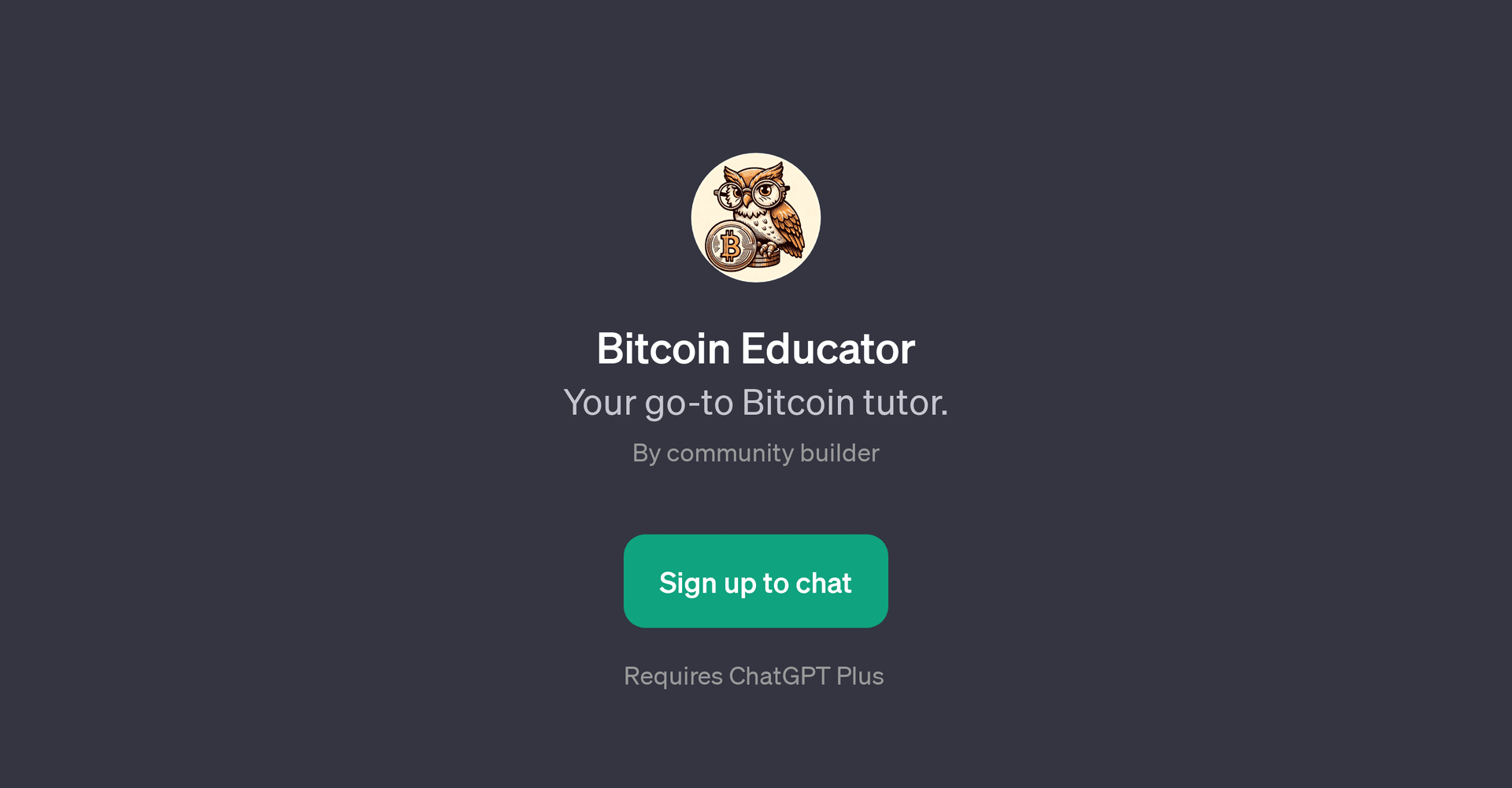 Bitcoin Educator