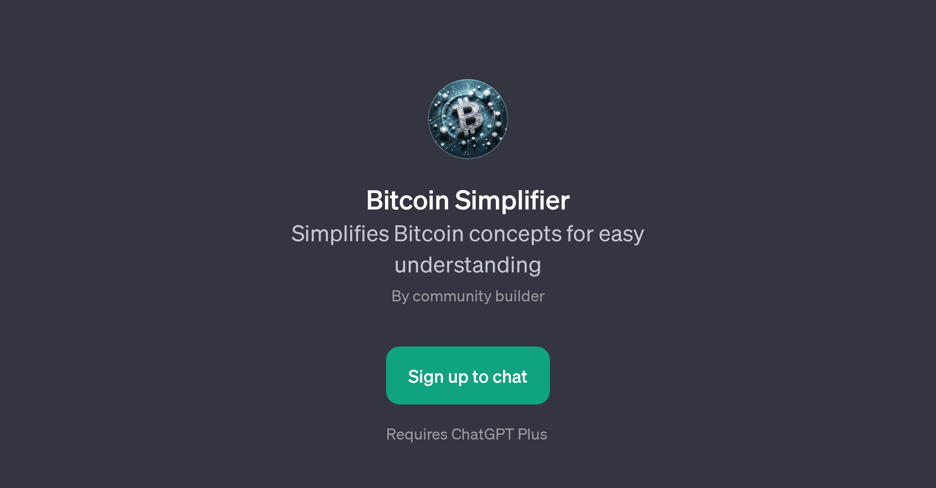 Bitcoin Simplifier