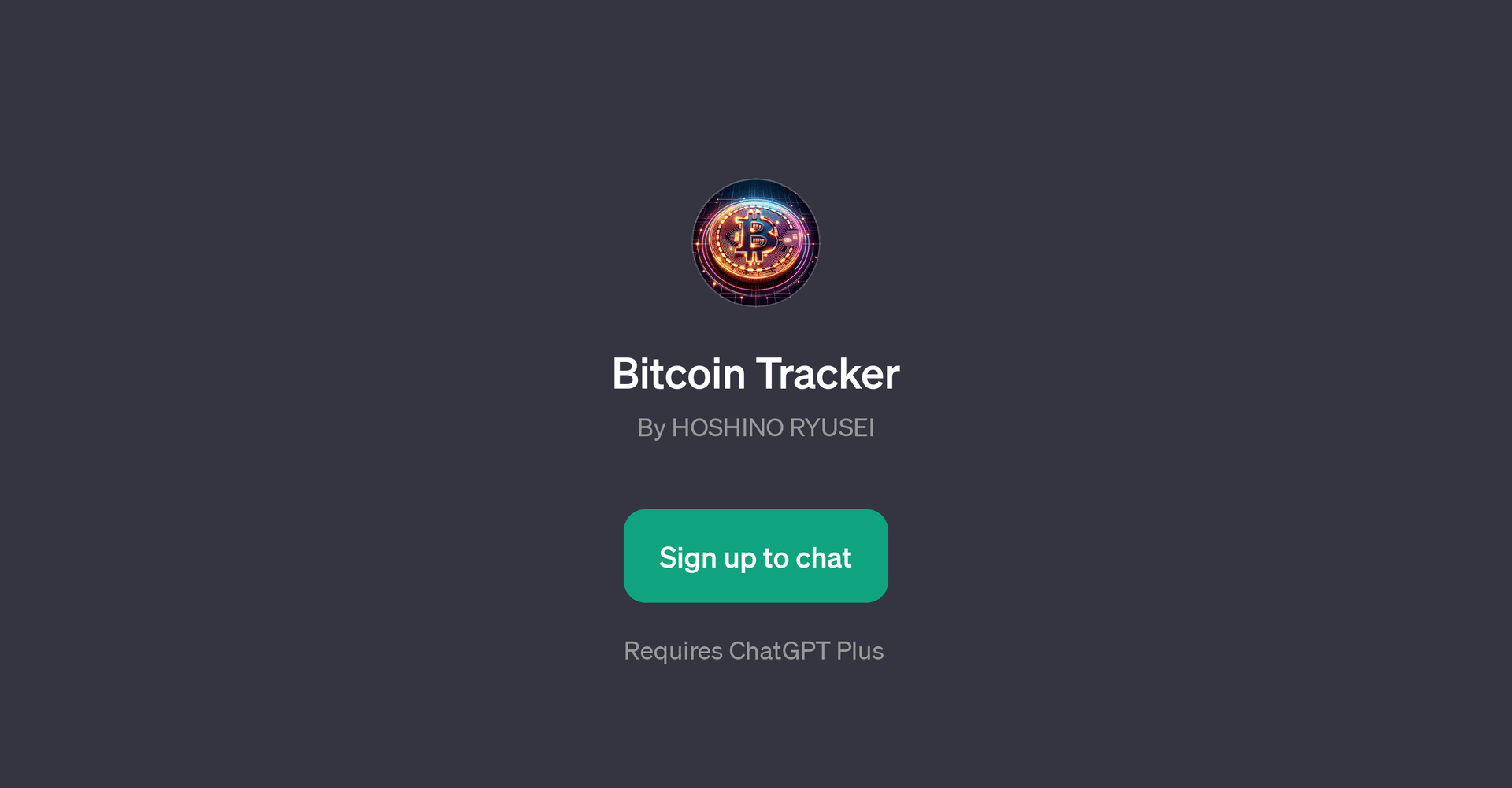 Bitcoin Tracker