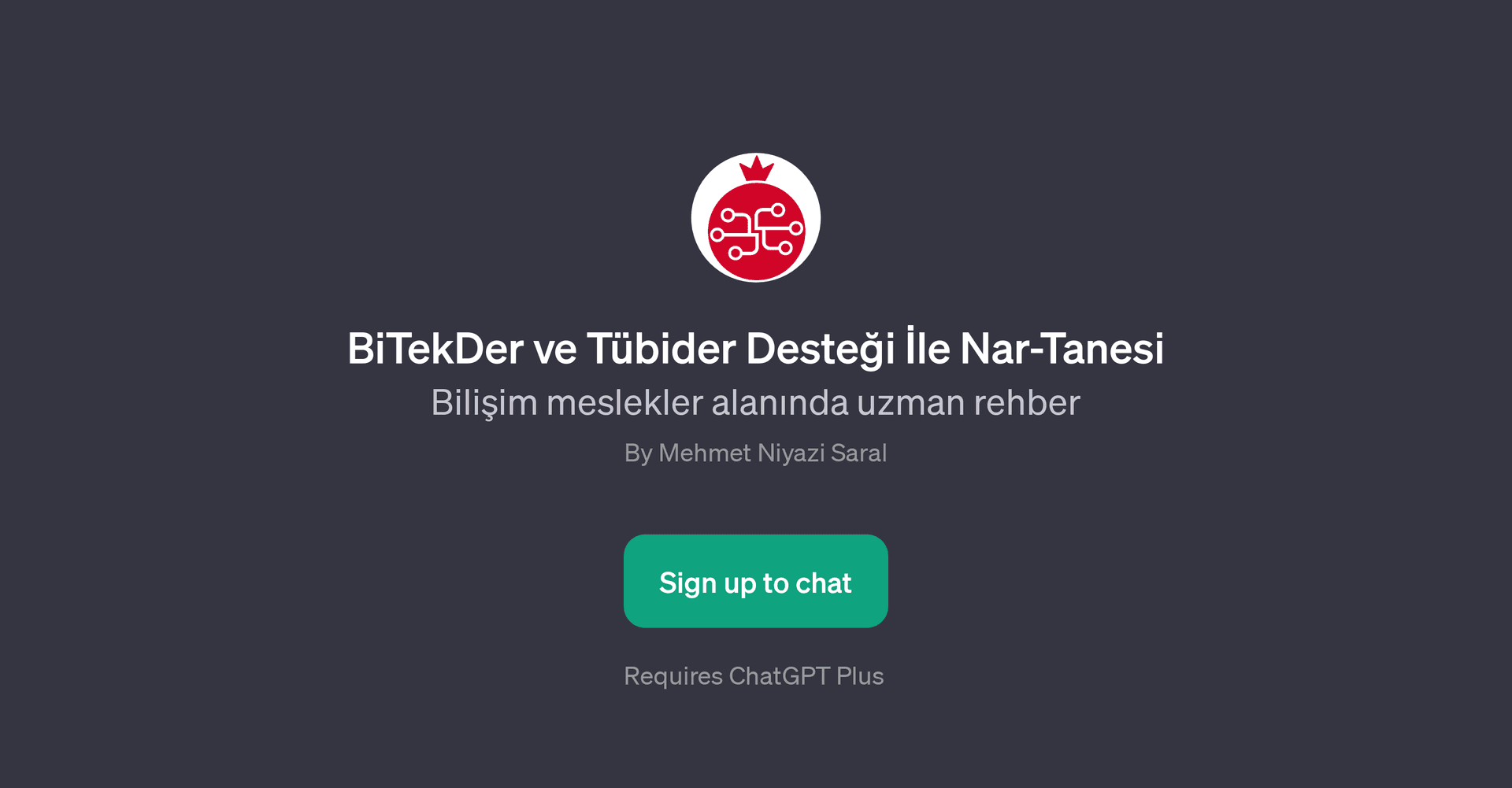BiTekDer ve Tbider Destei le Nar-Tanesi