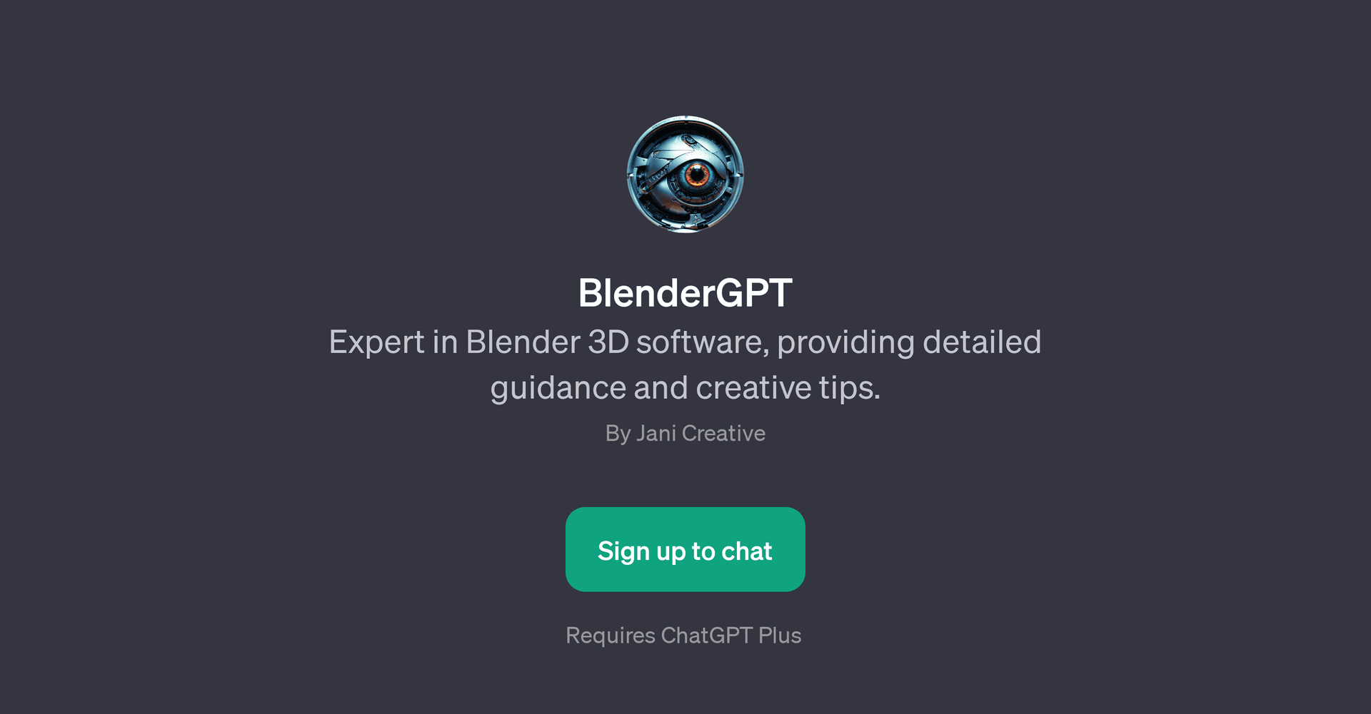 BlenderGPT