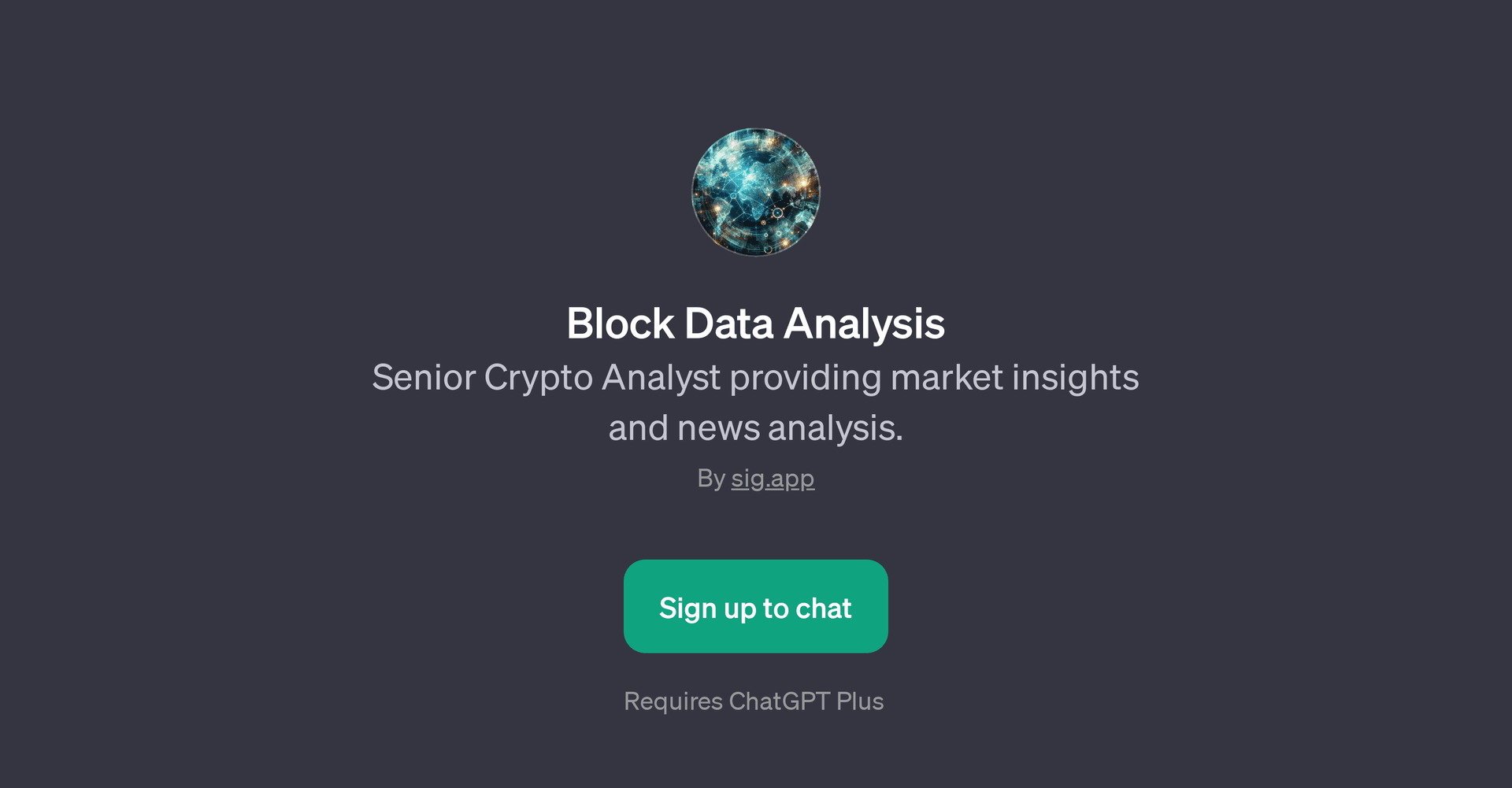 Block Data Analysis