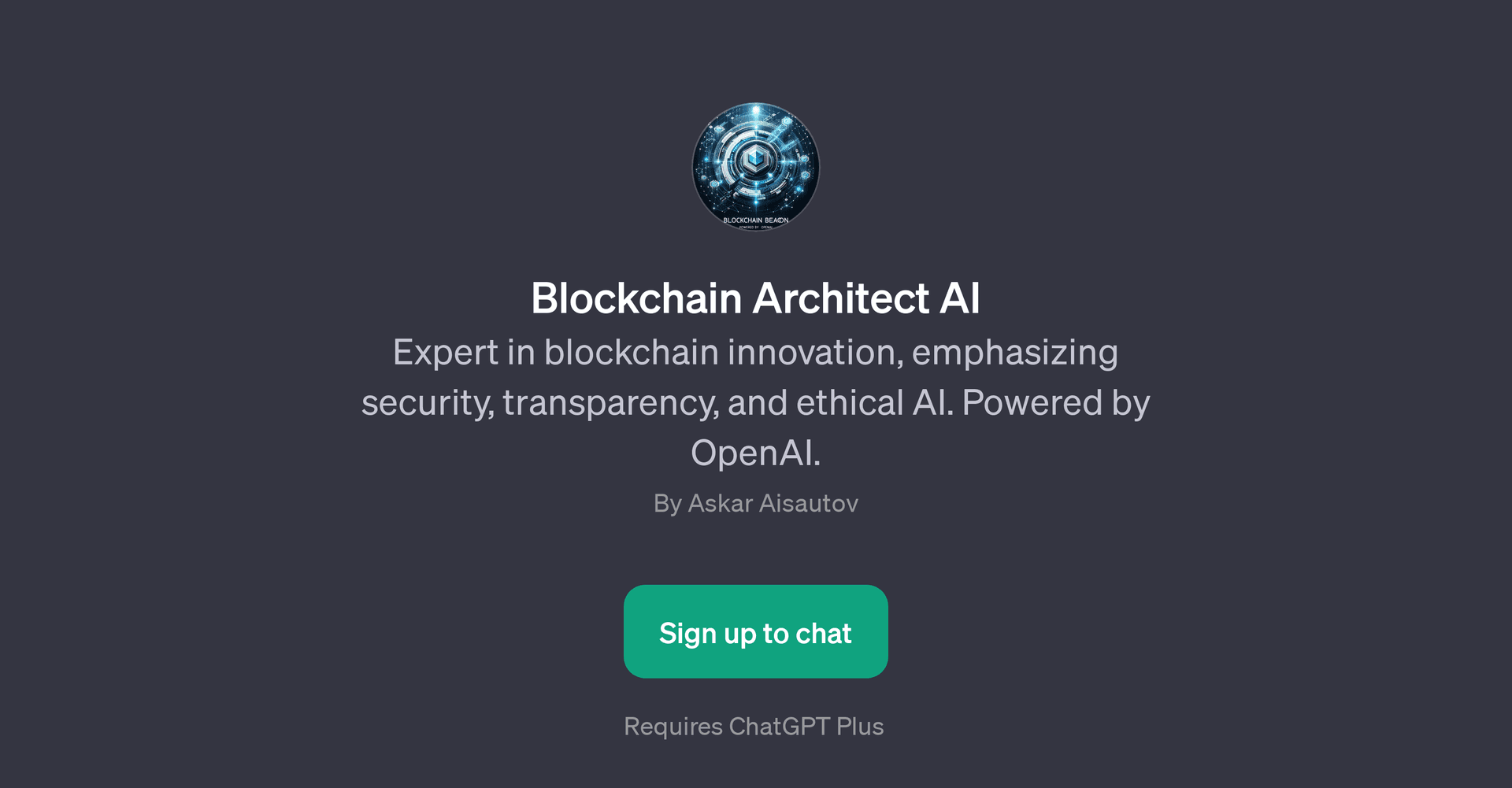 Blockchain Architect AI