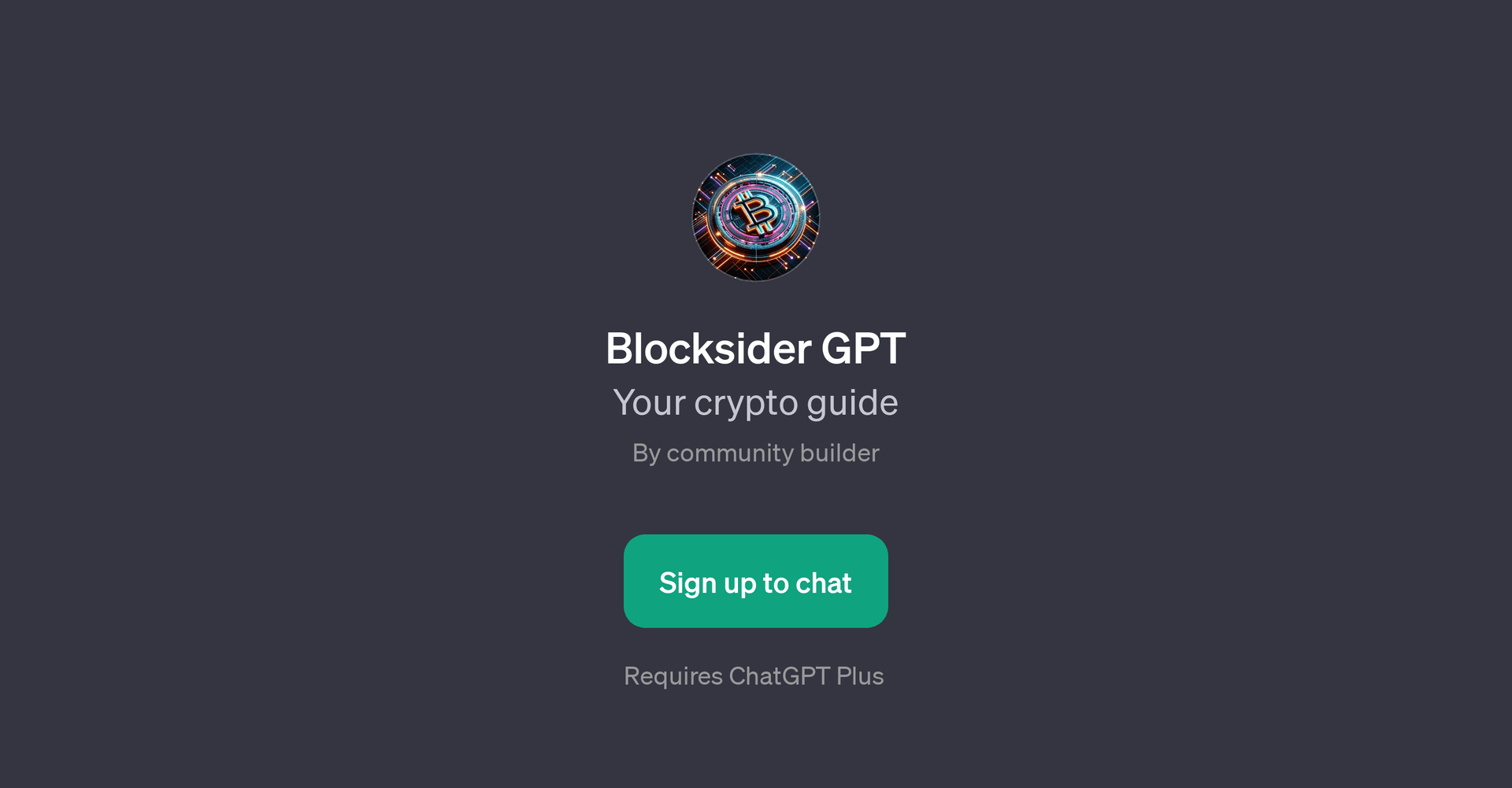 Blocksider GPT