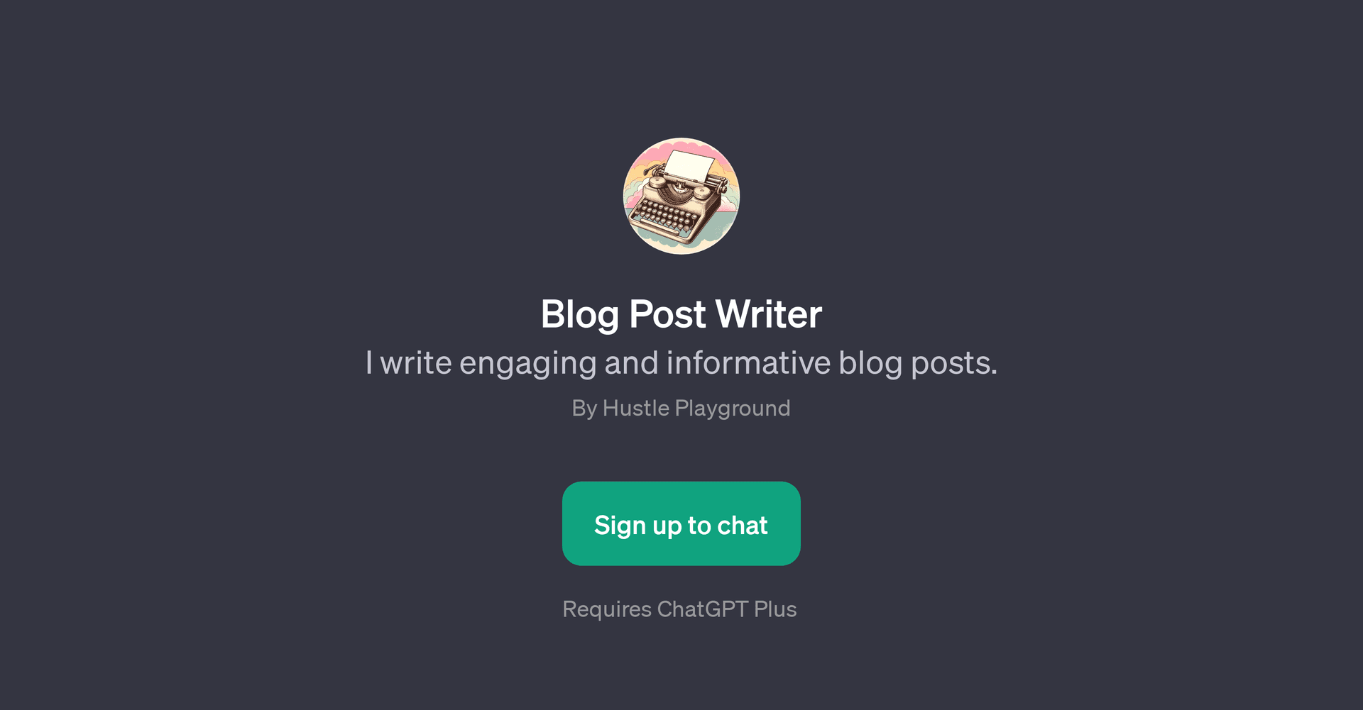 Blog Post Writer