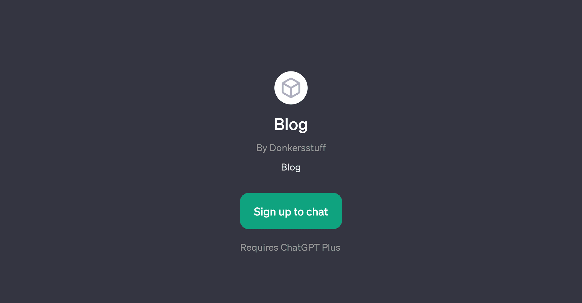 BlogChatGPT