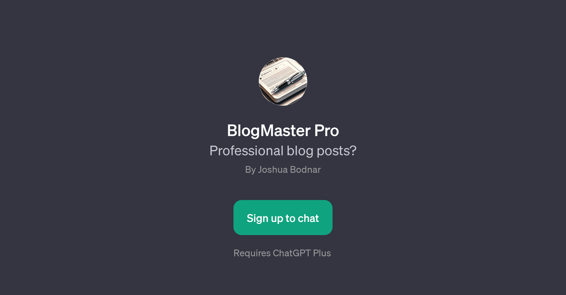 BlogMaster Pro