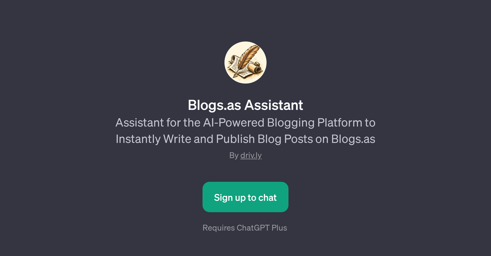 Blogs.as Assistant
