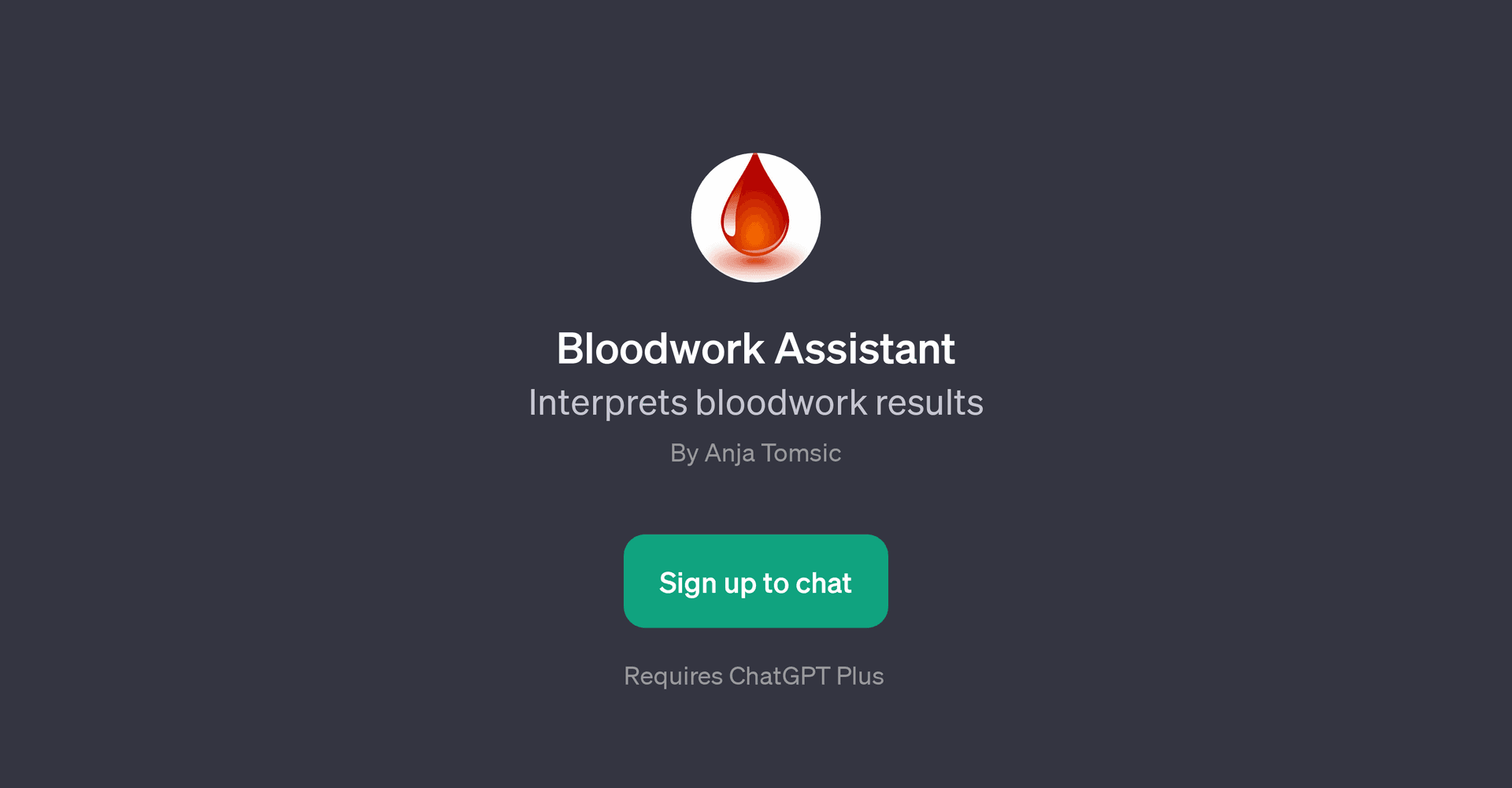 Bloodwork Assistant