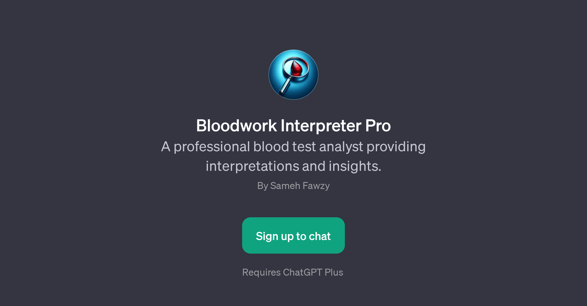 Bloodwork Interpreter Pro