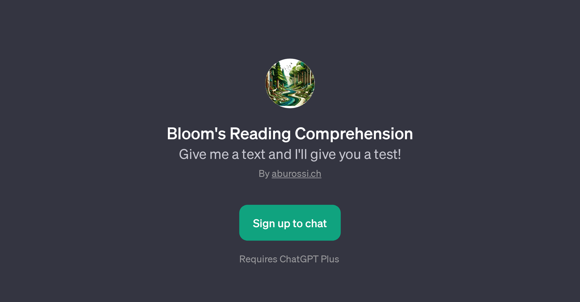 Bloom's Reading Comprehension
