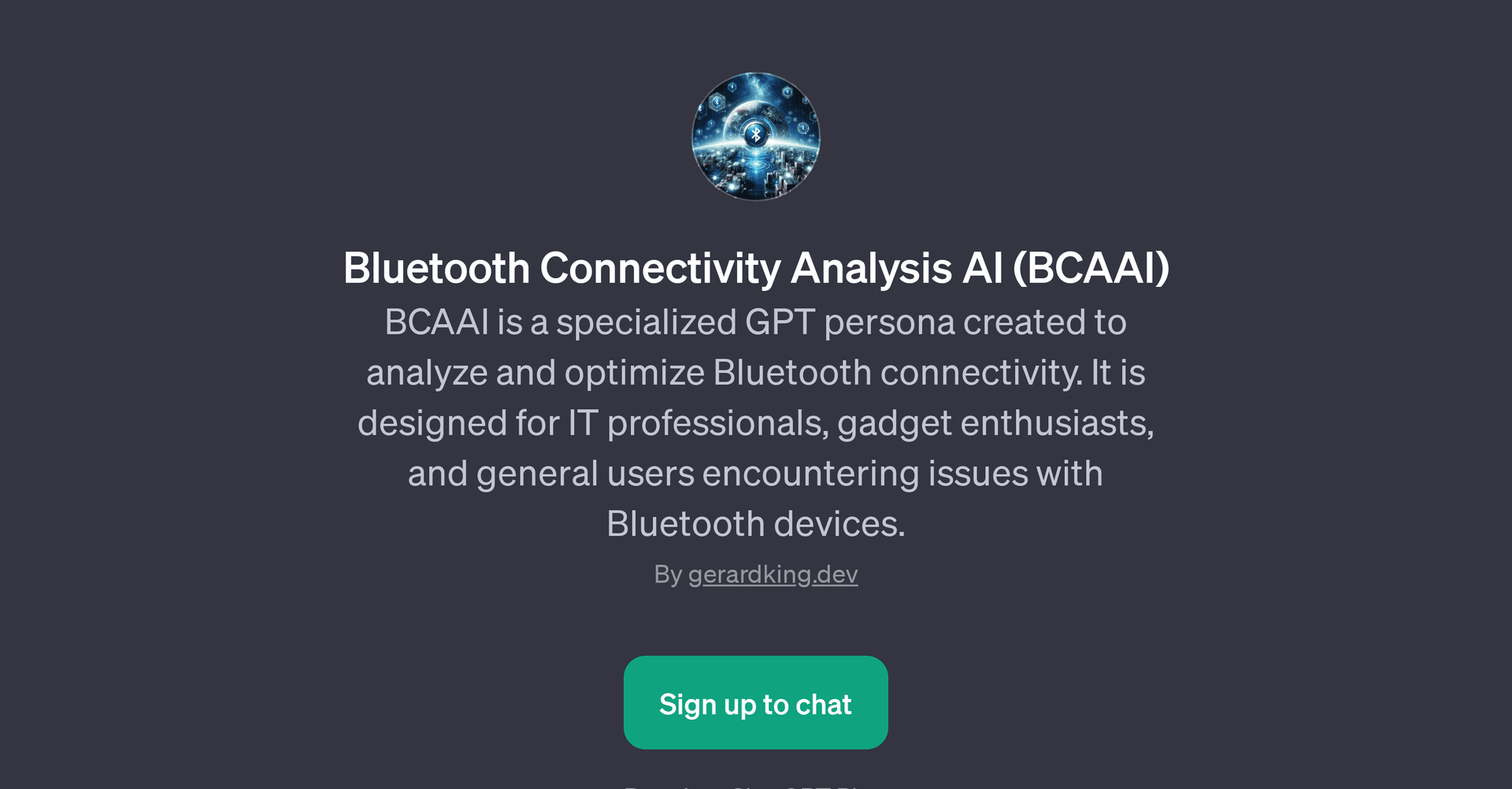Bluetooth Connectivity Analysis AI (BCAAI)