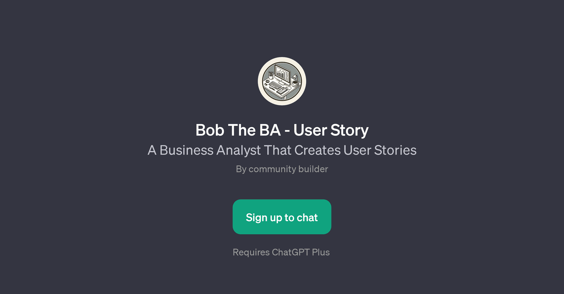 Bob The BA - User Story