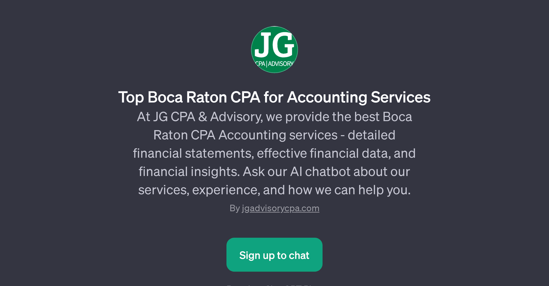 Boca Raton CPA Accounting Services GPT
