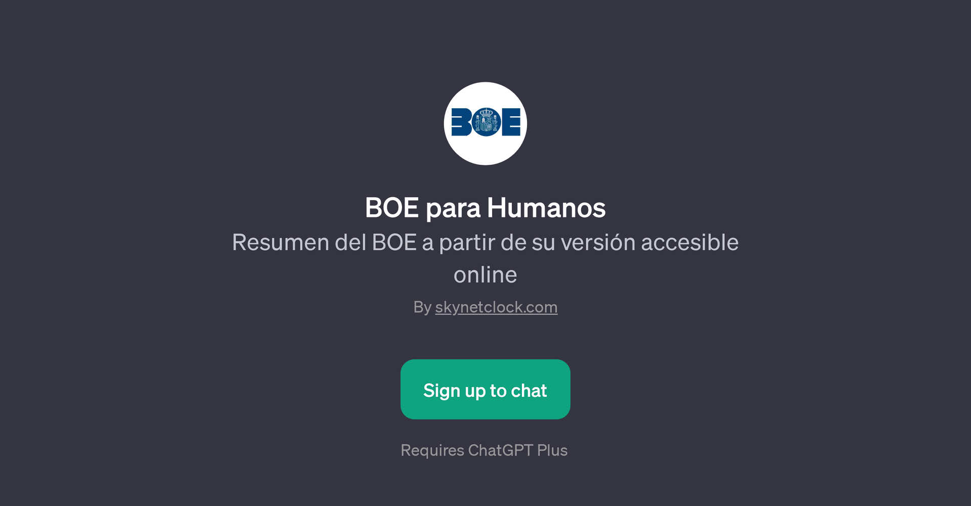 BOE para Humanos