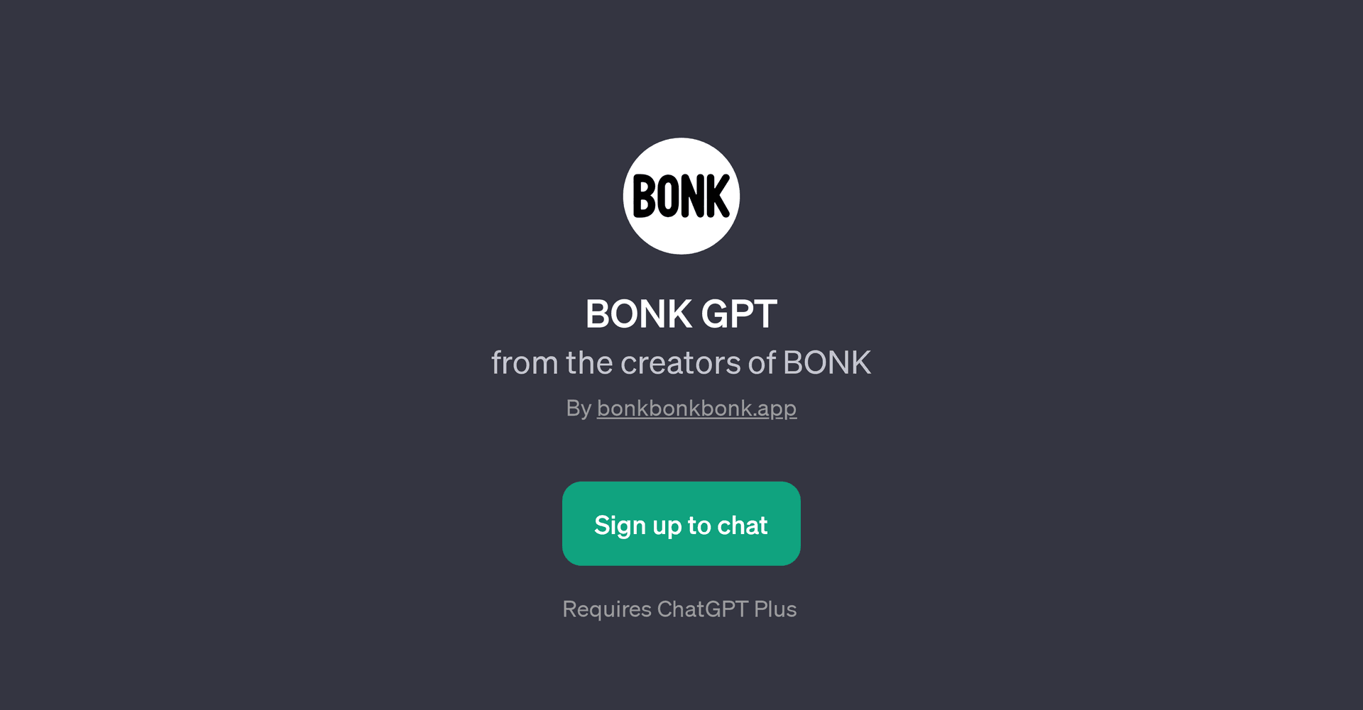 BONK GPT