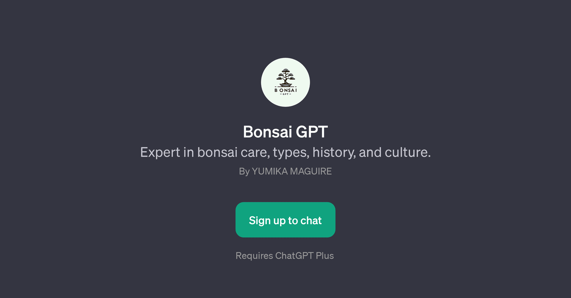 Bonsai GPT