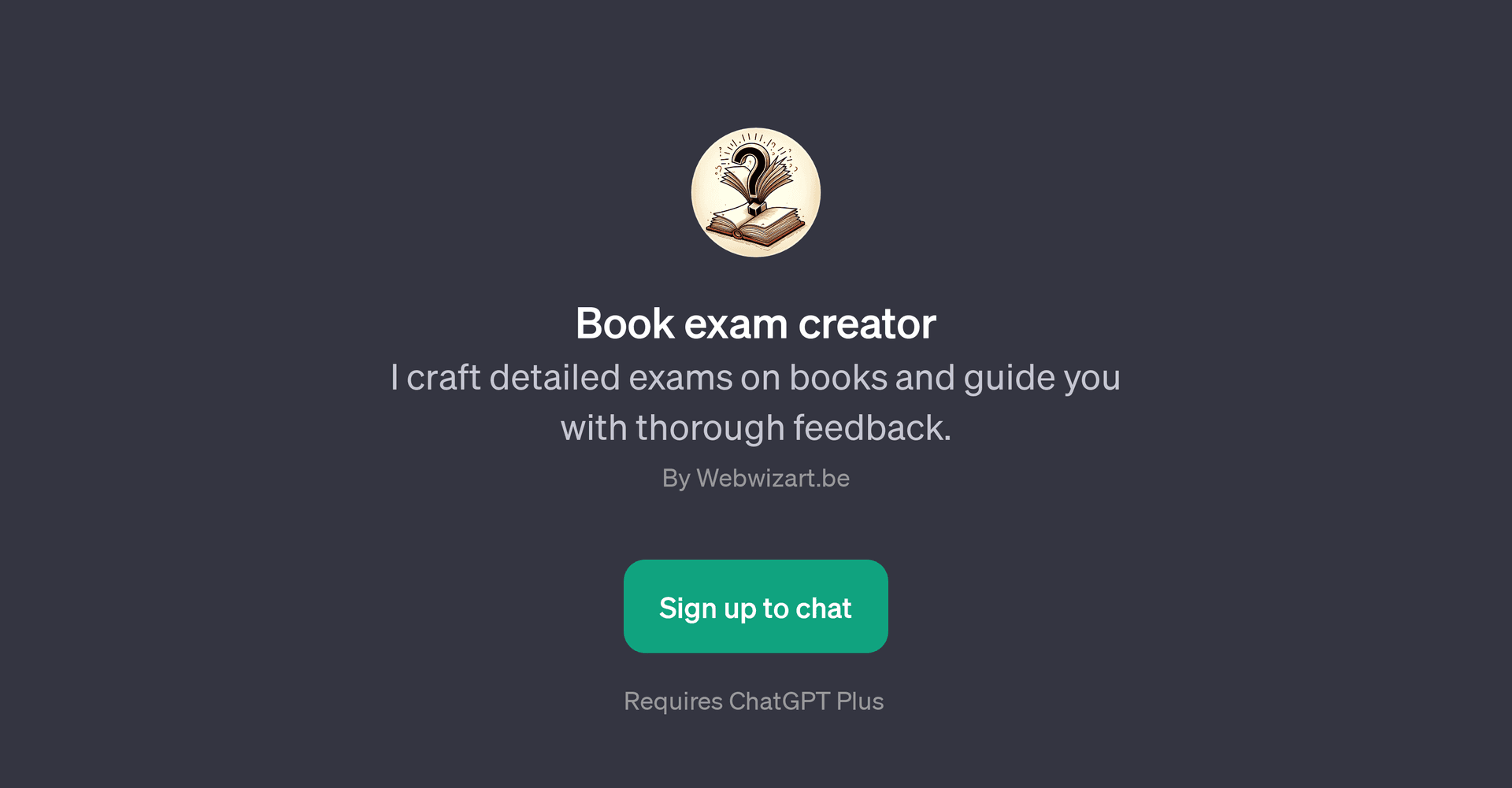 Book Exam Creator