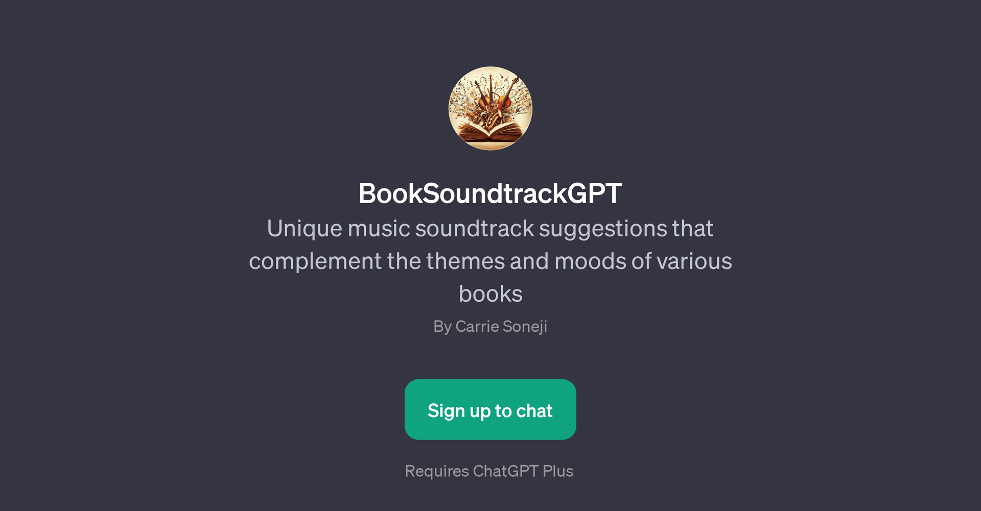 BookSoundtrackGPT