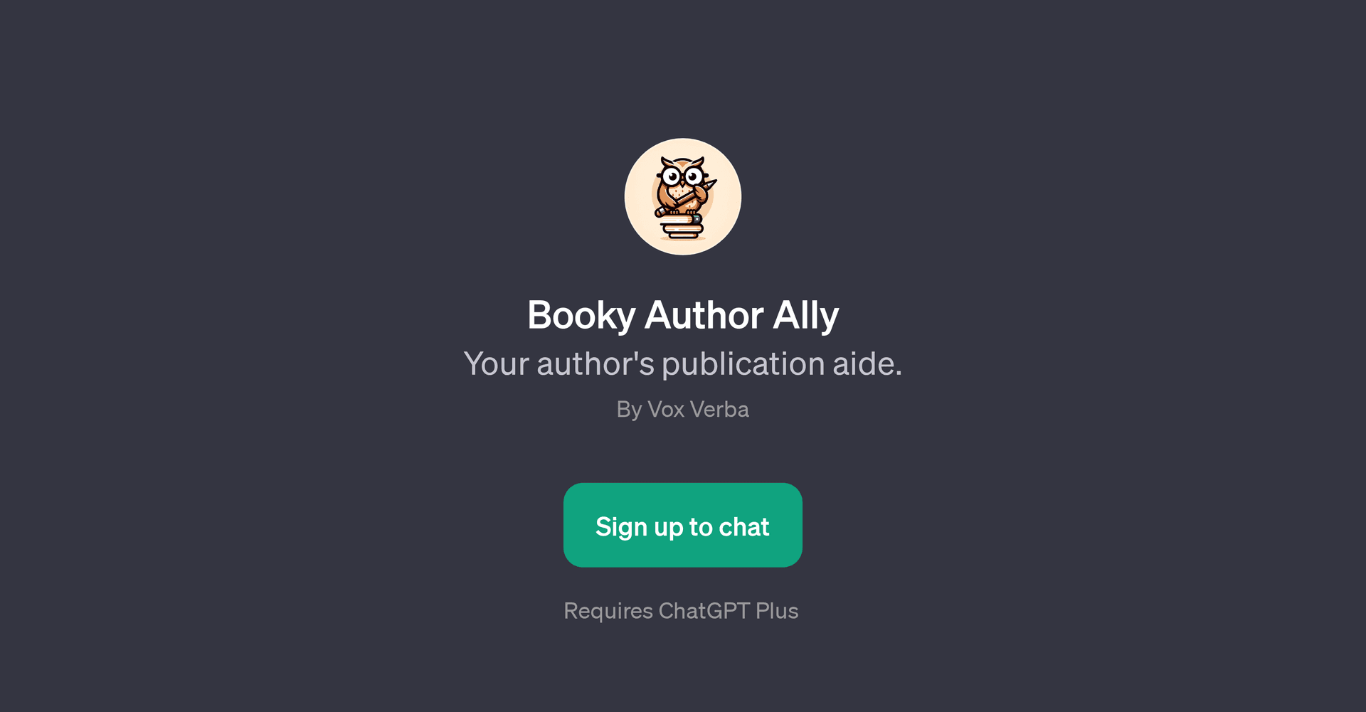 Booky Author Ally