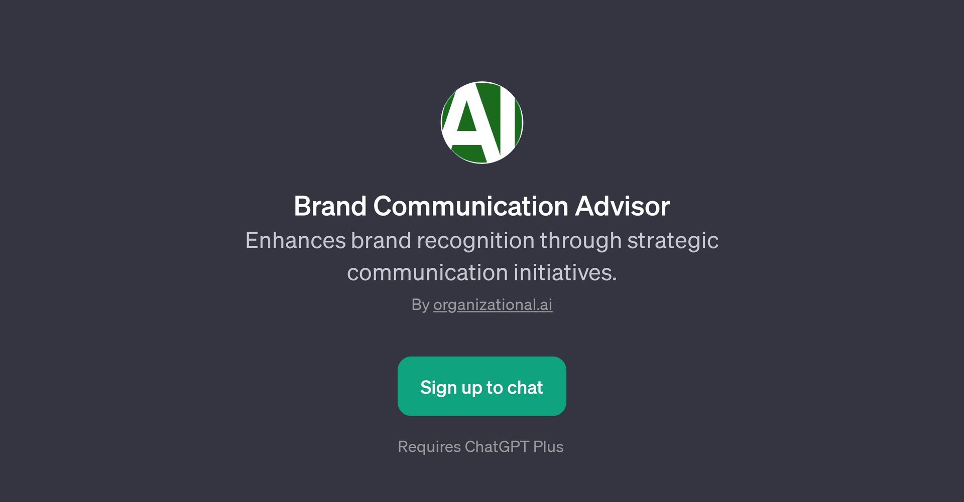 Brand Communication Advisor